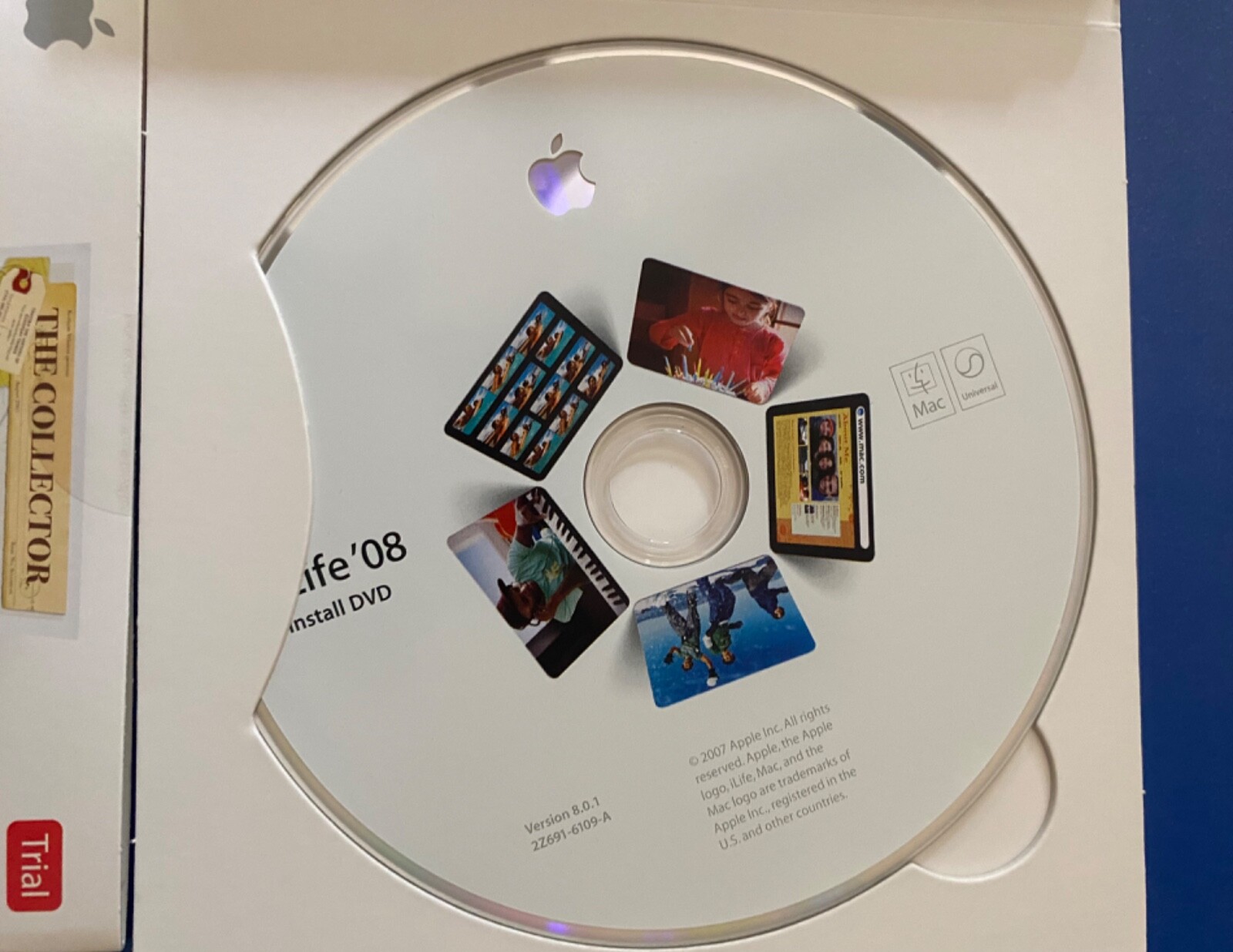 Apple iLife 08 DVD Software with Manuel Orig Box & iWork 08 Trial CD MB015Z/A