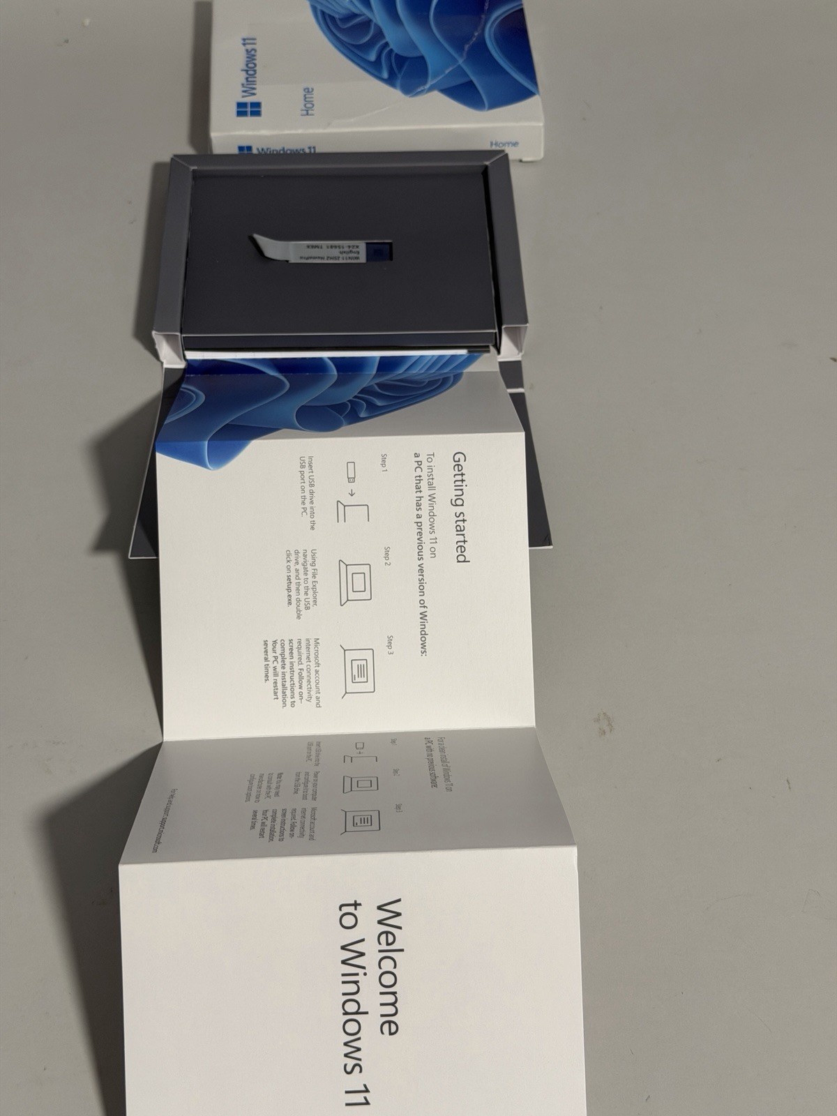 Microsoft Windows 11 Home USB License Product Key 64 Bit HAJ-00108 Activation