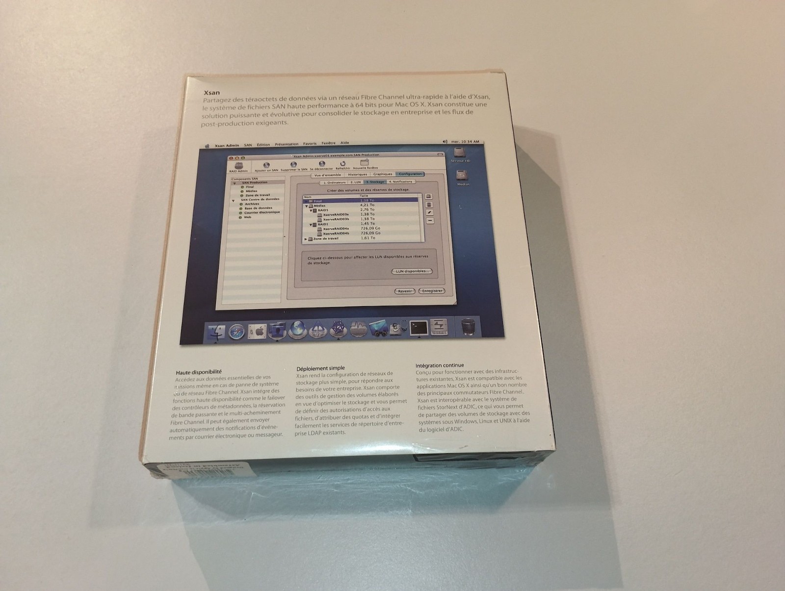 Apple XSAN Retail M9634F/A French German Japanese English NEW SEALED