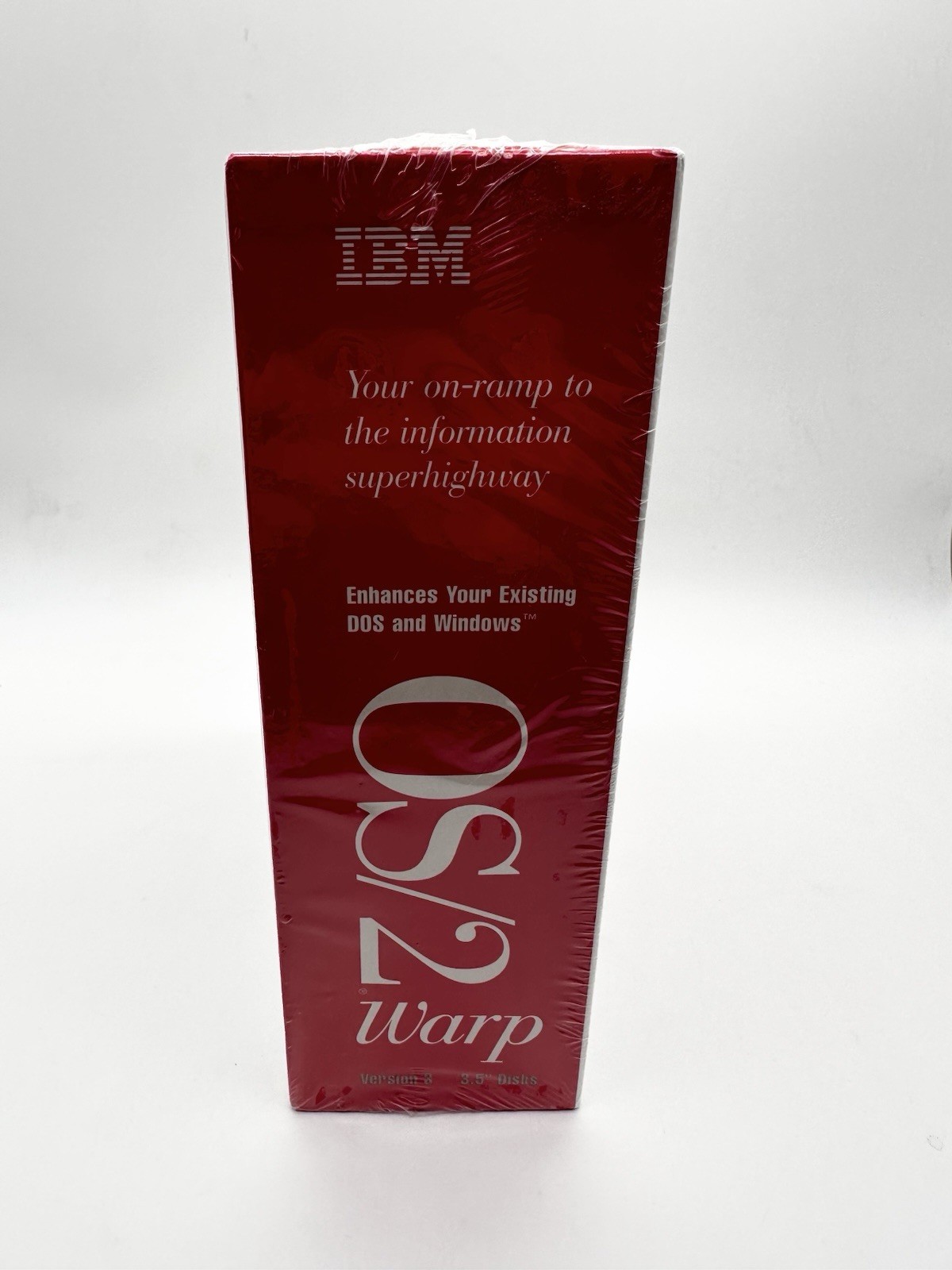 IBM OS/2 Warp Version 3 Operating System Plus Bonus Pak 3.5″ – Brand New Sealed