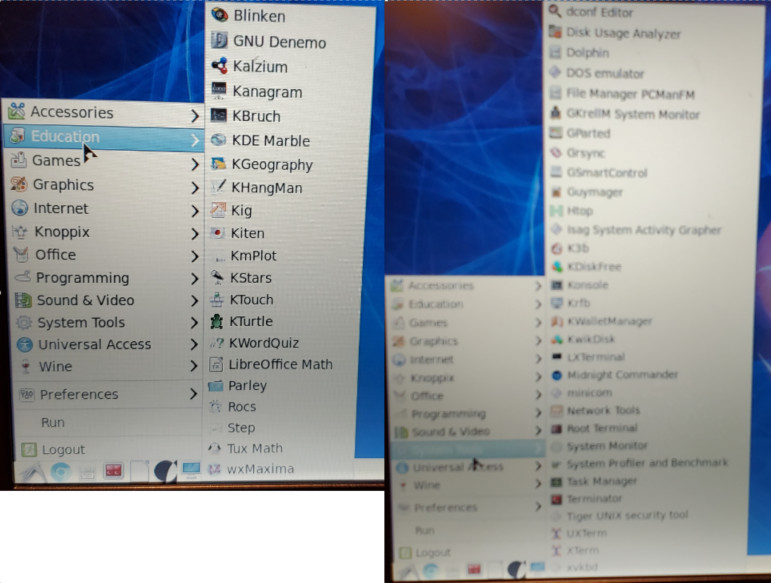 Knoppix Linux Bootable OS v8.6 „Original Live Operating System” 32G USB Stick