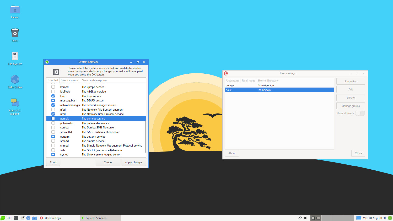 Salix Linux 15.0 – DVD or USB Flash Drive