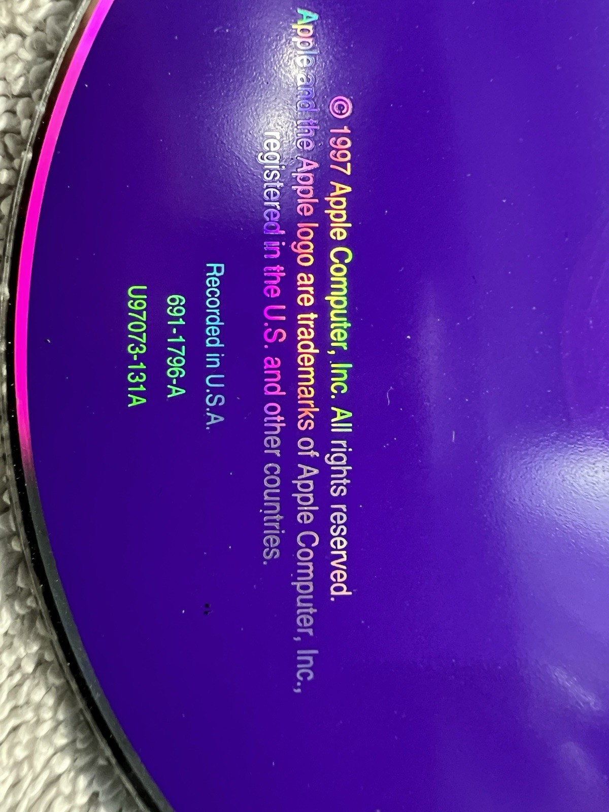 Apple Drive Setup 1.3.1 CD 691-1796-A Macintosh Power Mac Utility Disc 1997