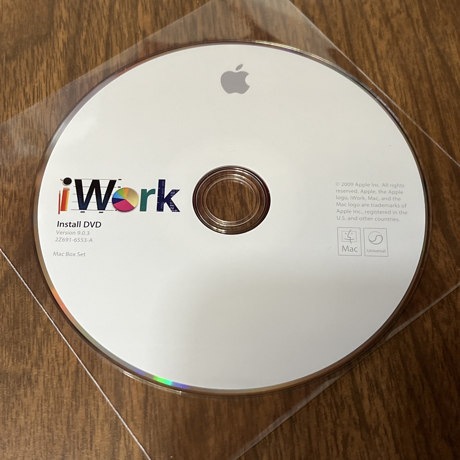Apple Mac Box Set includes Mac OS X, Leopard, And iWork MC680Z/A USED