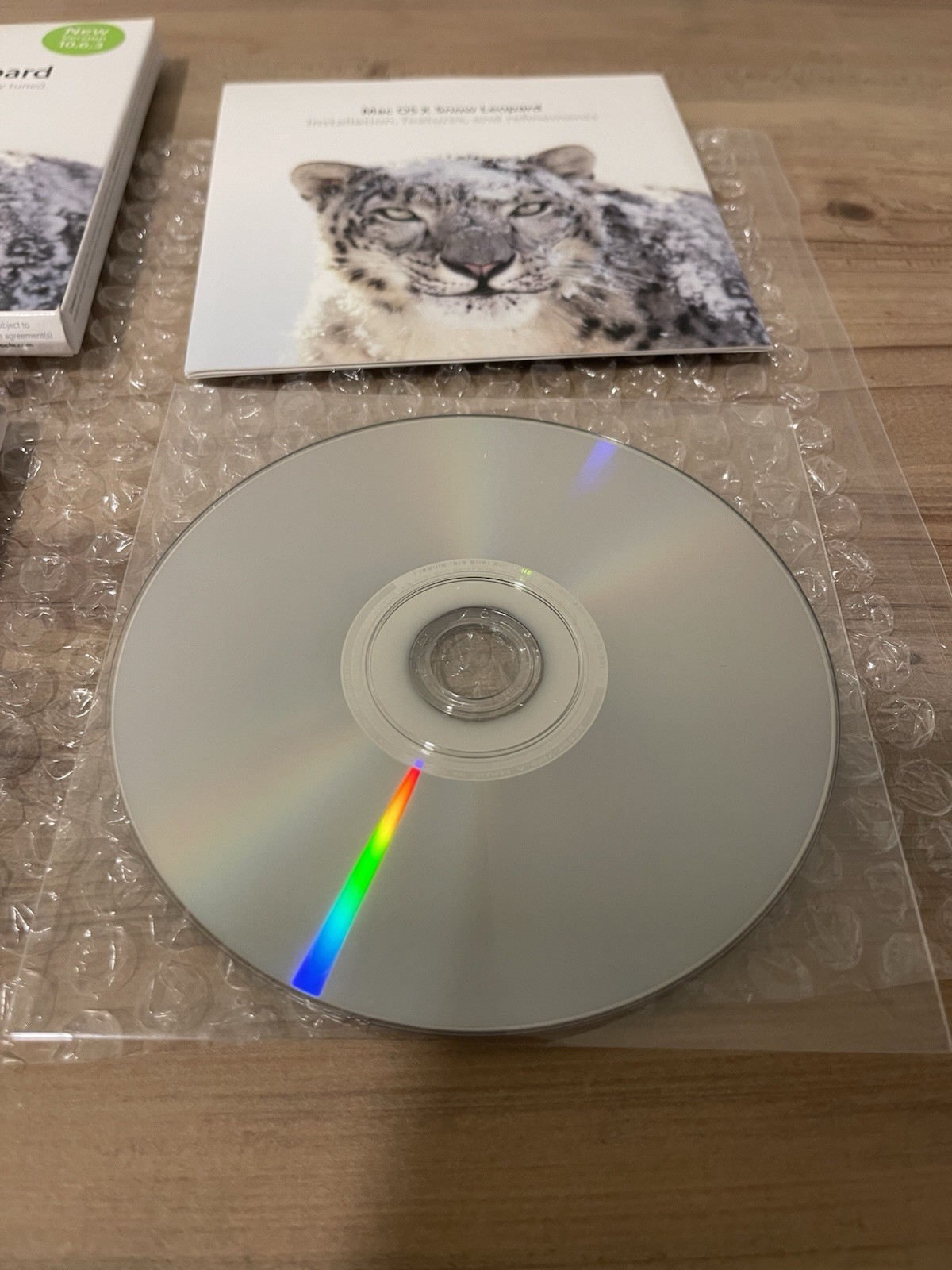 Apple Mac OS x Snow Leopard 10.6.3 Install Disc Complete In Box