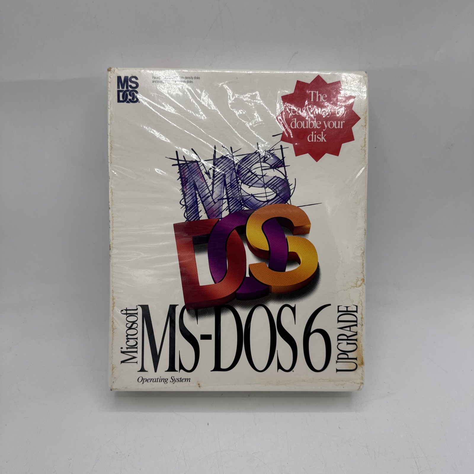 MS-DOS 6.0 Upgrade Operating System 3.5″ Floppy Discs Sealed New In Box