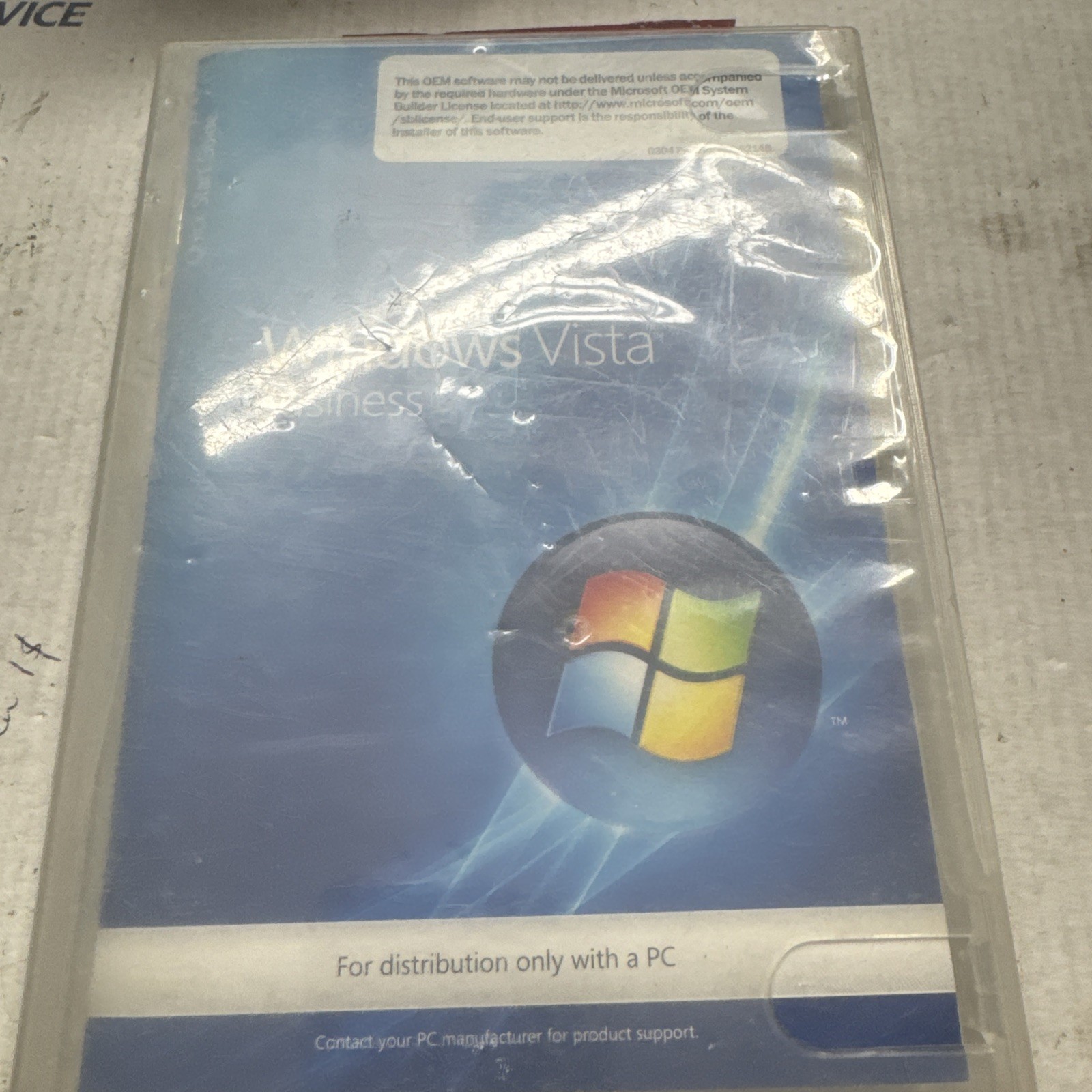 Microsoft Windows Vista Business 32-Bit Y