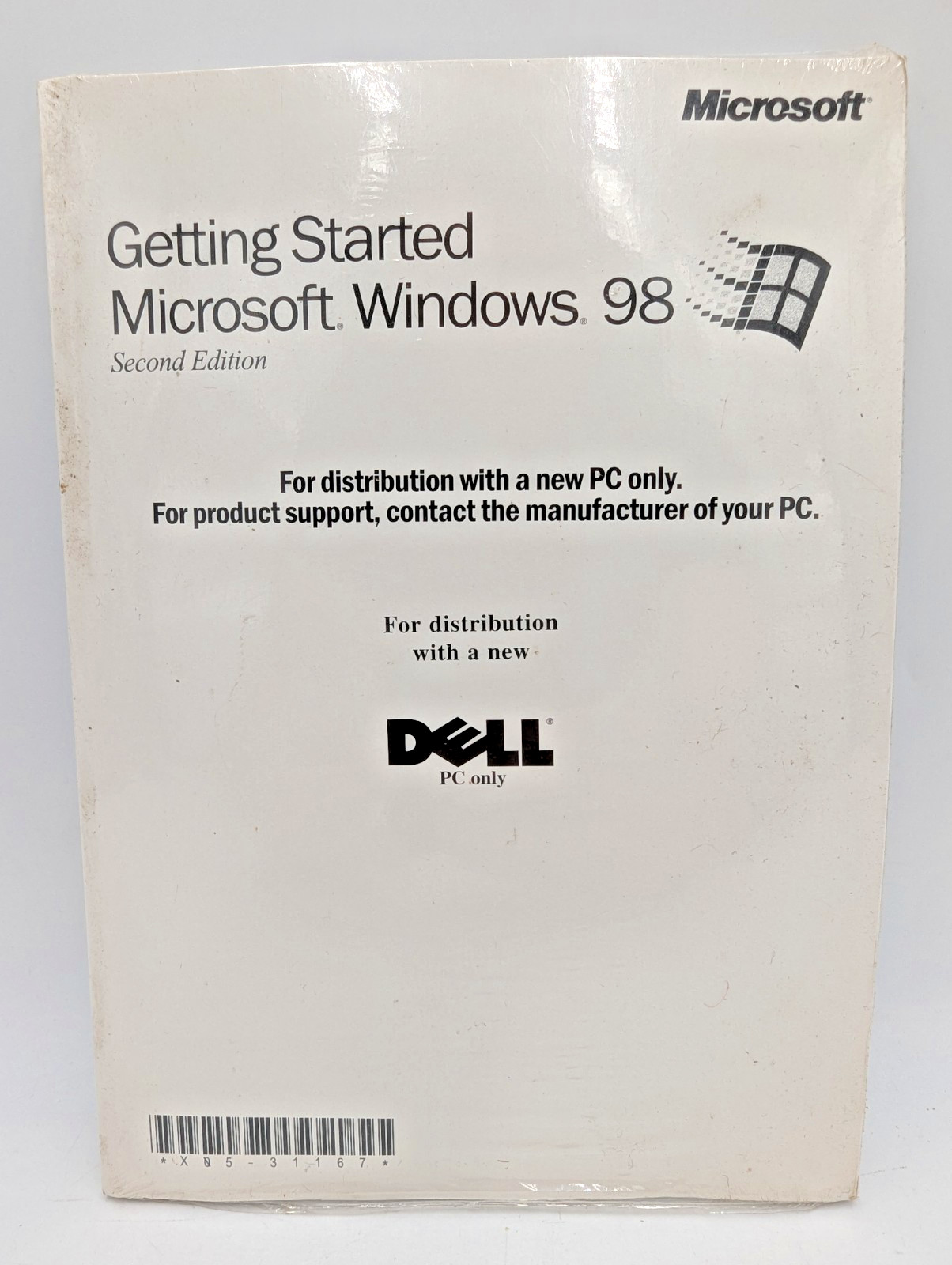 Getting Started Microsoft Windows 98 Second Edition for Dell PC – CD & Booklet