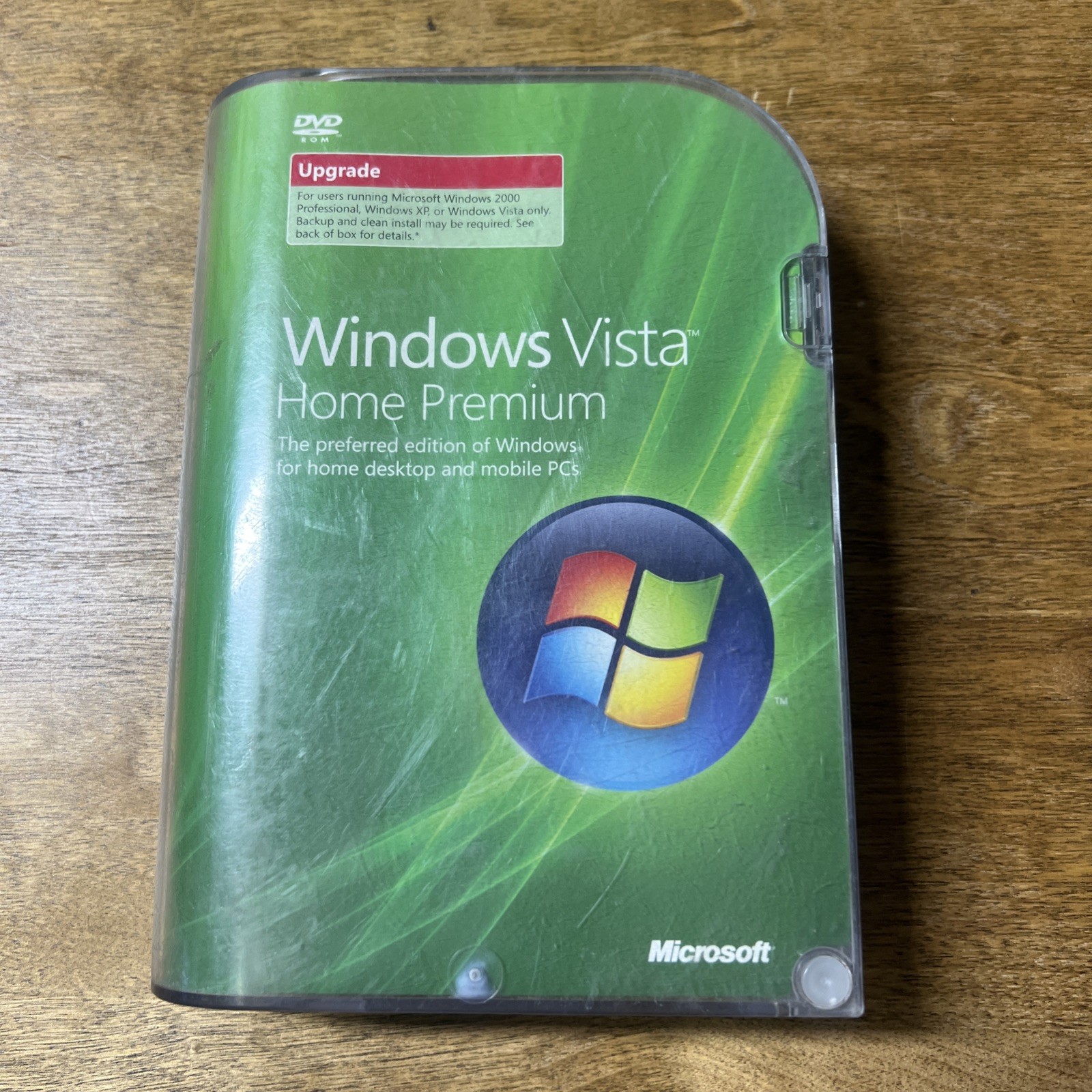 Microsoft Windows Vista Home Premium Upgrade 32-Bit DVD w/ Product Key COA