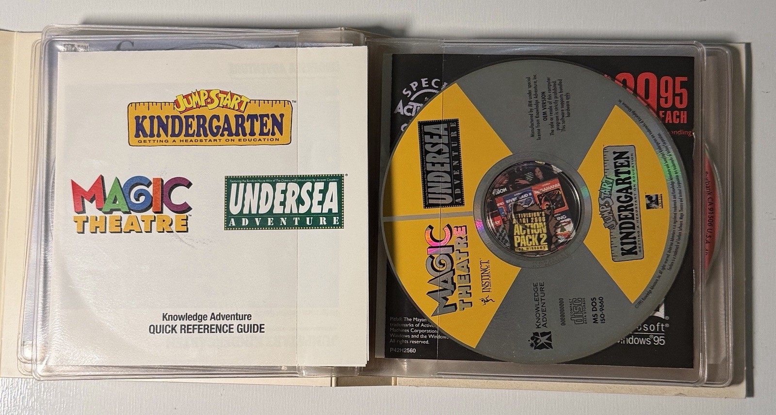 Vintage 90s – IBM Aptiva Windows 95 OEM Software Collection – with Case