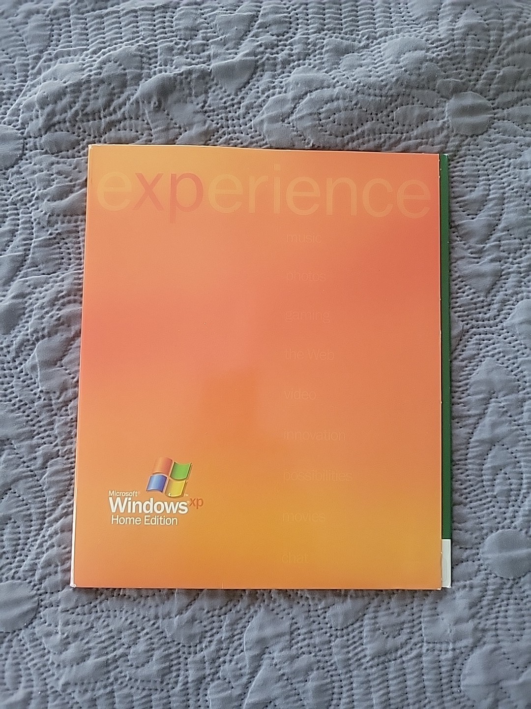 Microsoft Windows XP Home Edition Upgrade Version 2002 w Key USED