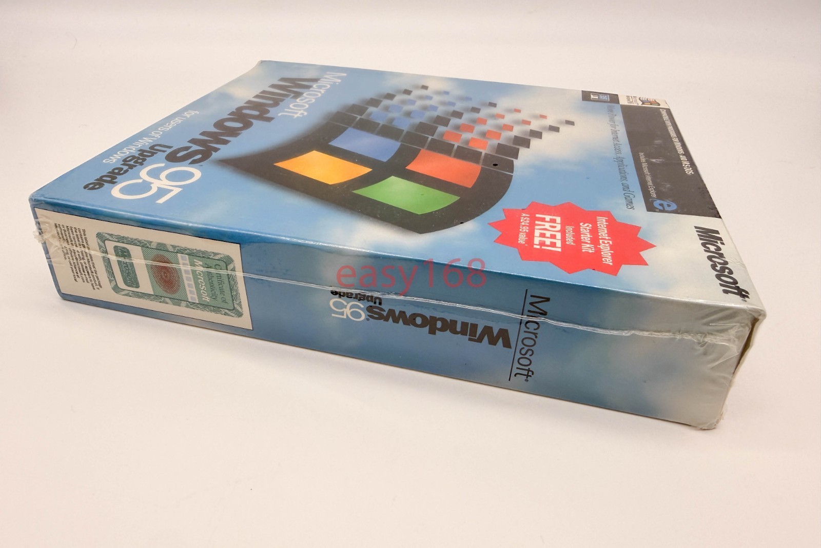 New Sealed Microsoft Windows 95 OS 3.5″ Floppy MS-DOS PCs 1995 USA HTF Upgrade