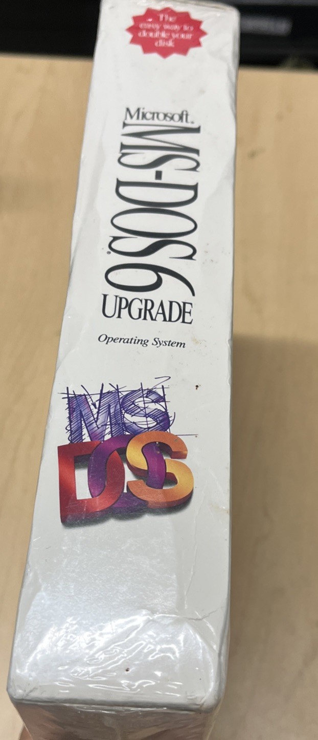 SEALED Microsoft MS DOS 6 Upgrade 5.25 Floppy Disc Operating System