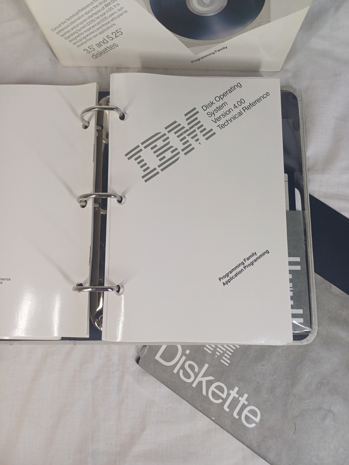 IBM DOS 4.00 OS Technical Reference Application Programming Book, Semi Complete?