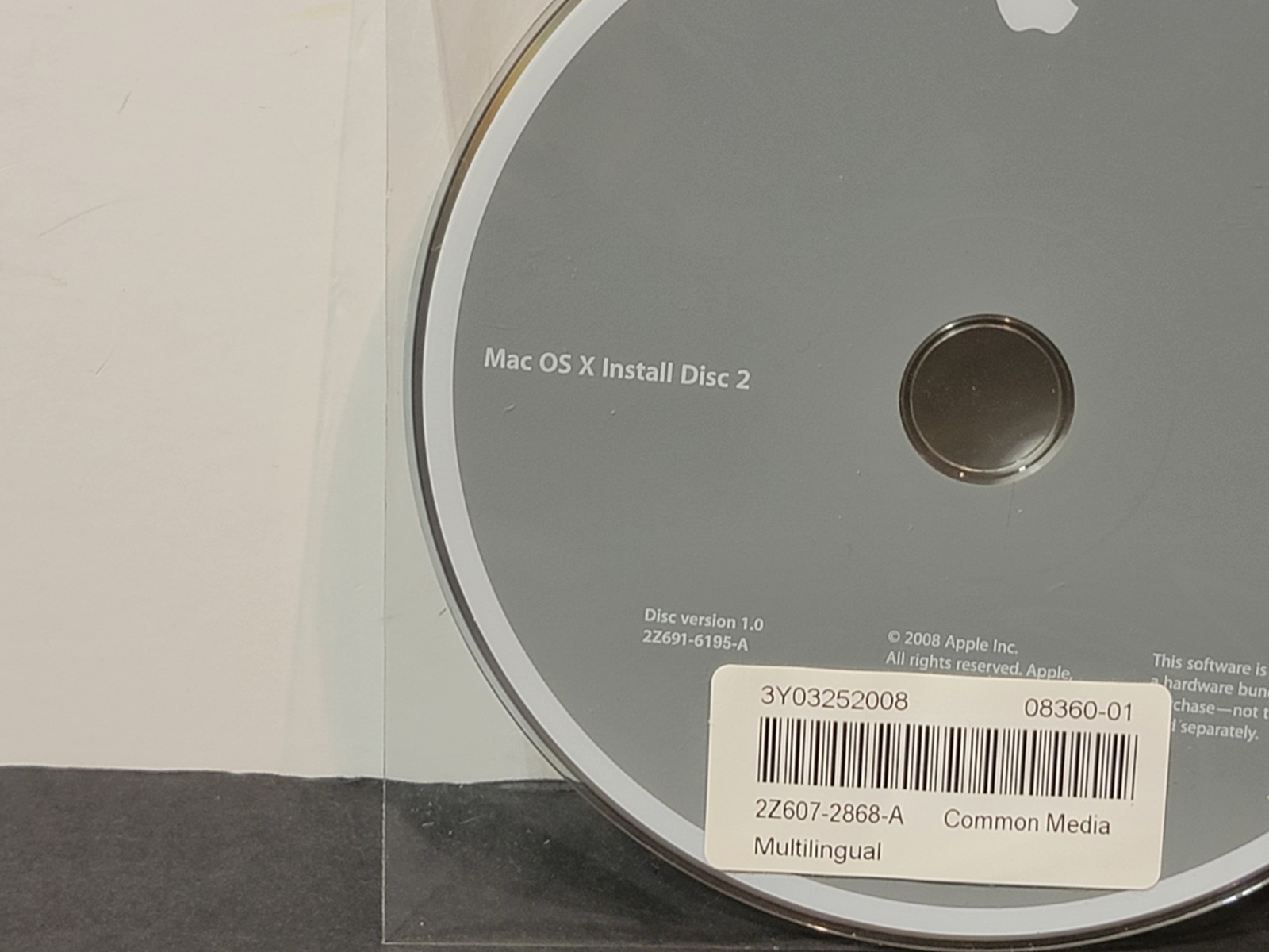 Macintosh iMac OS X 10 Jaguar V10.2 Mac Install Restore Software CDs Discs 2002