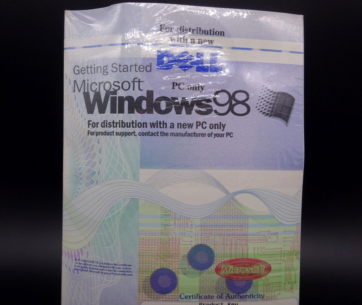 Microsoft Windows 98 Edition 1981 Dell Getting Started CD, Floppy, Manual SEALED