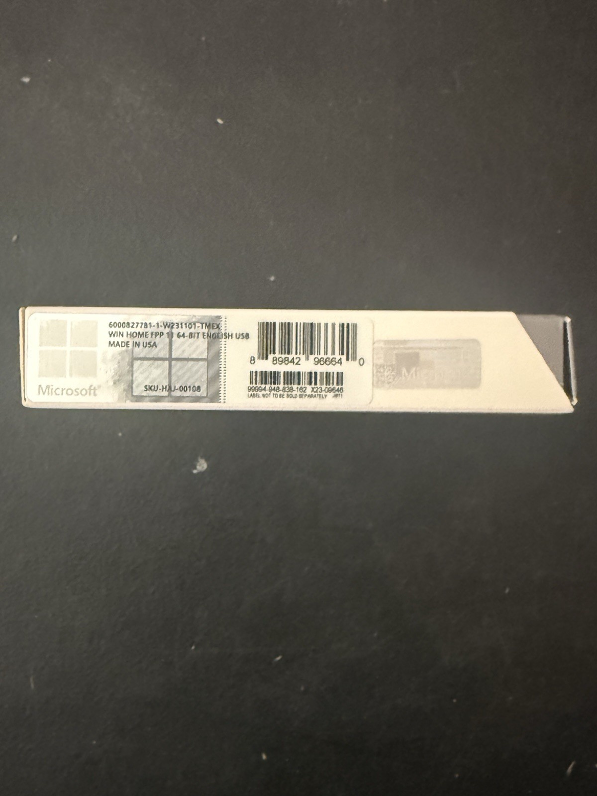 Microsoft Windows 11 Home USB License Product Key 64 Bit HAJ-00108 Activation