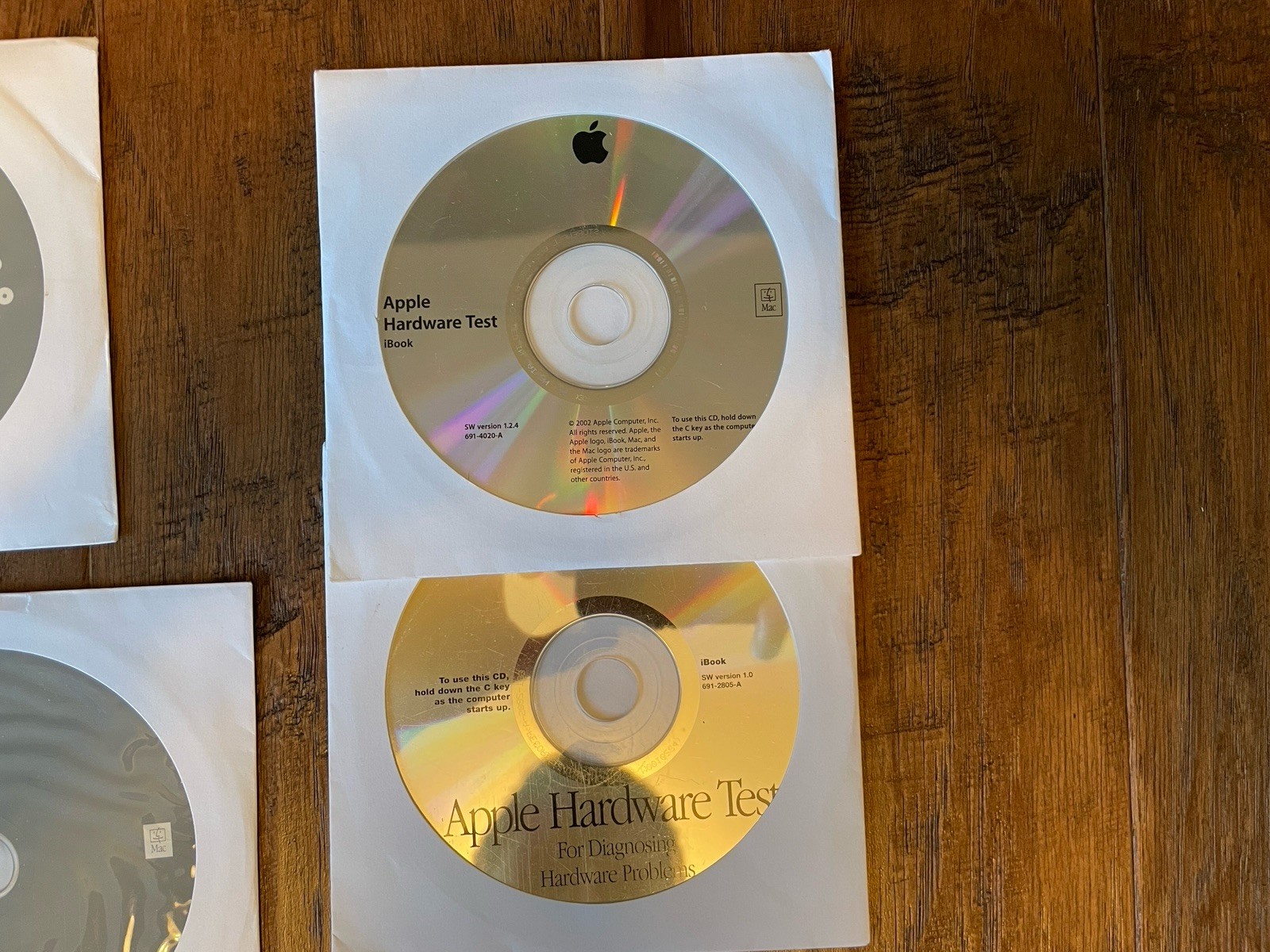 Apple Mac iBook OS X, OS 9, Hardware Test And Airport Utility Discs