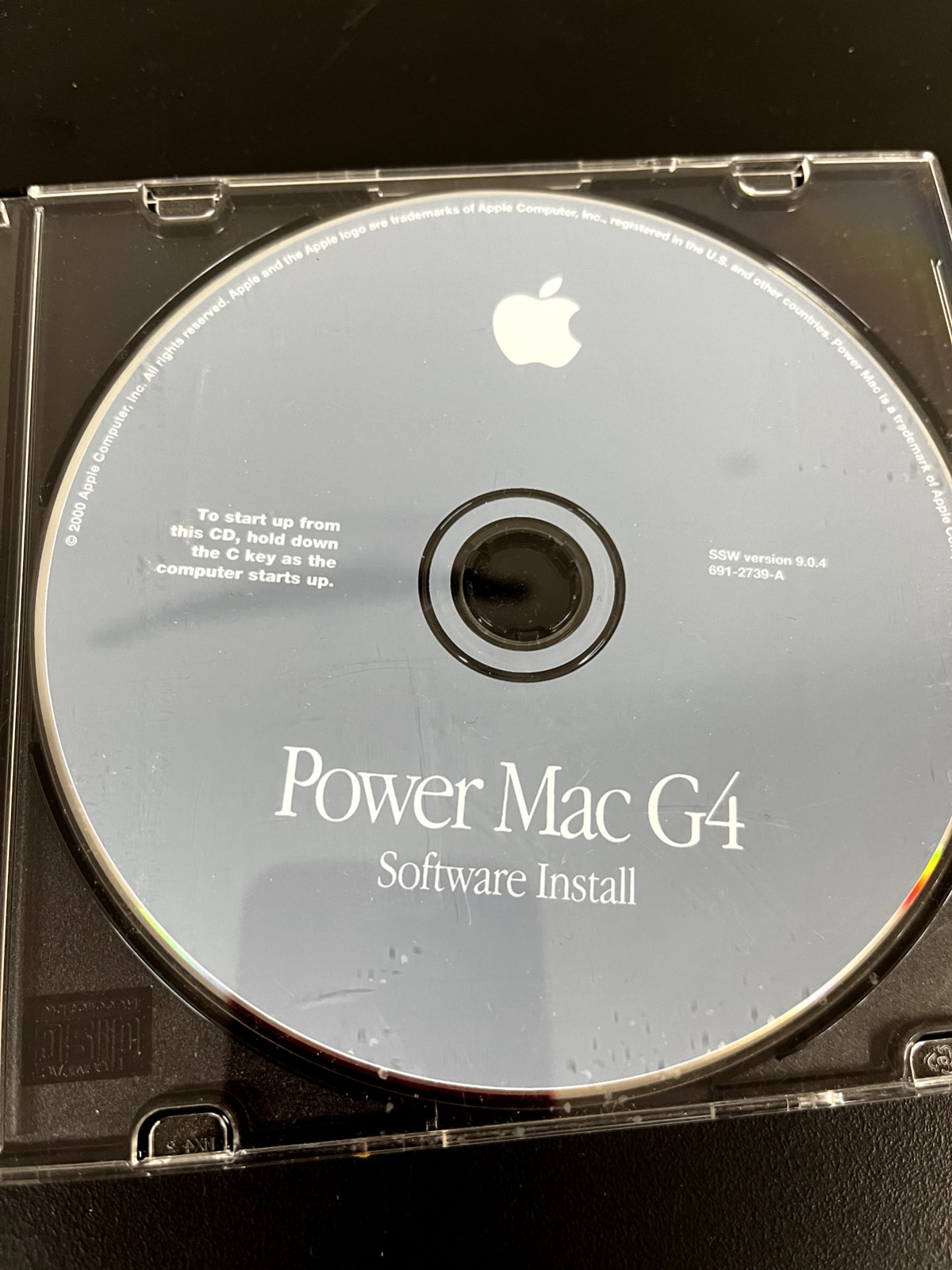Power Mac G4 OS 9.04 Restore + Install CDs Year 2000 691-2739, 691-2740 Vintage