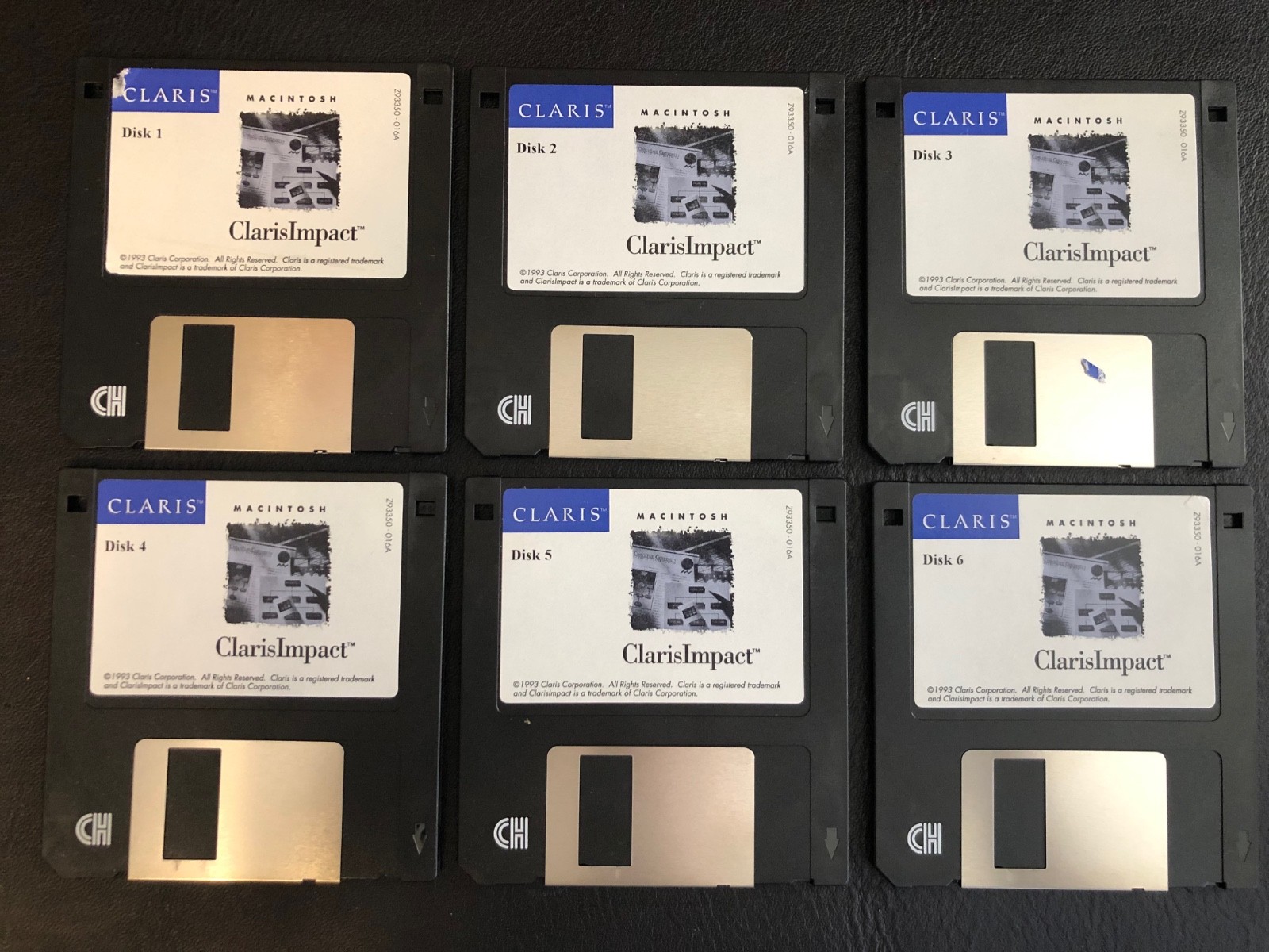 Claris Impact 6 Disk Set 3.5″ Floppy Diskette / Macintosh Computer Software