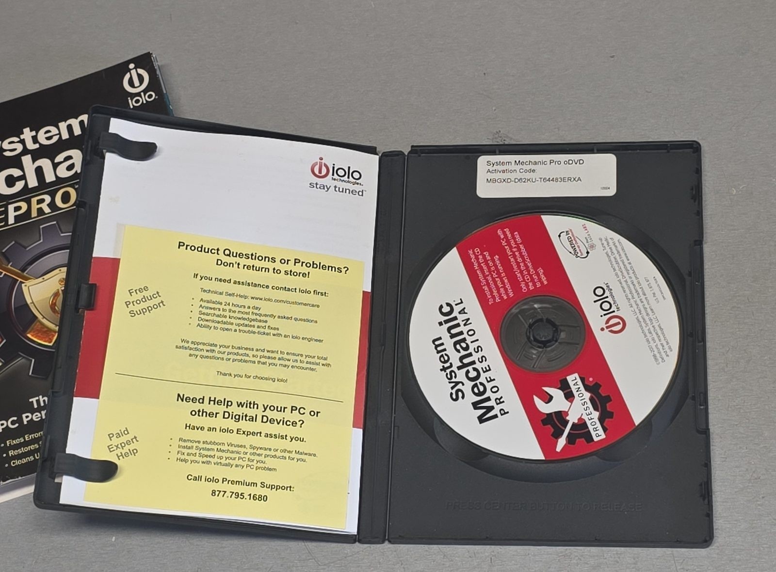 iolo System Mechanic Pro Professional PC Tune-Up Software with DVD and Key