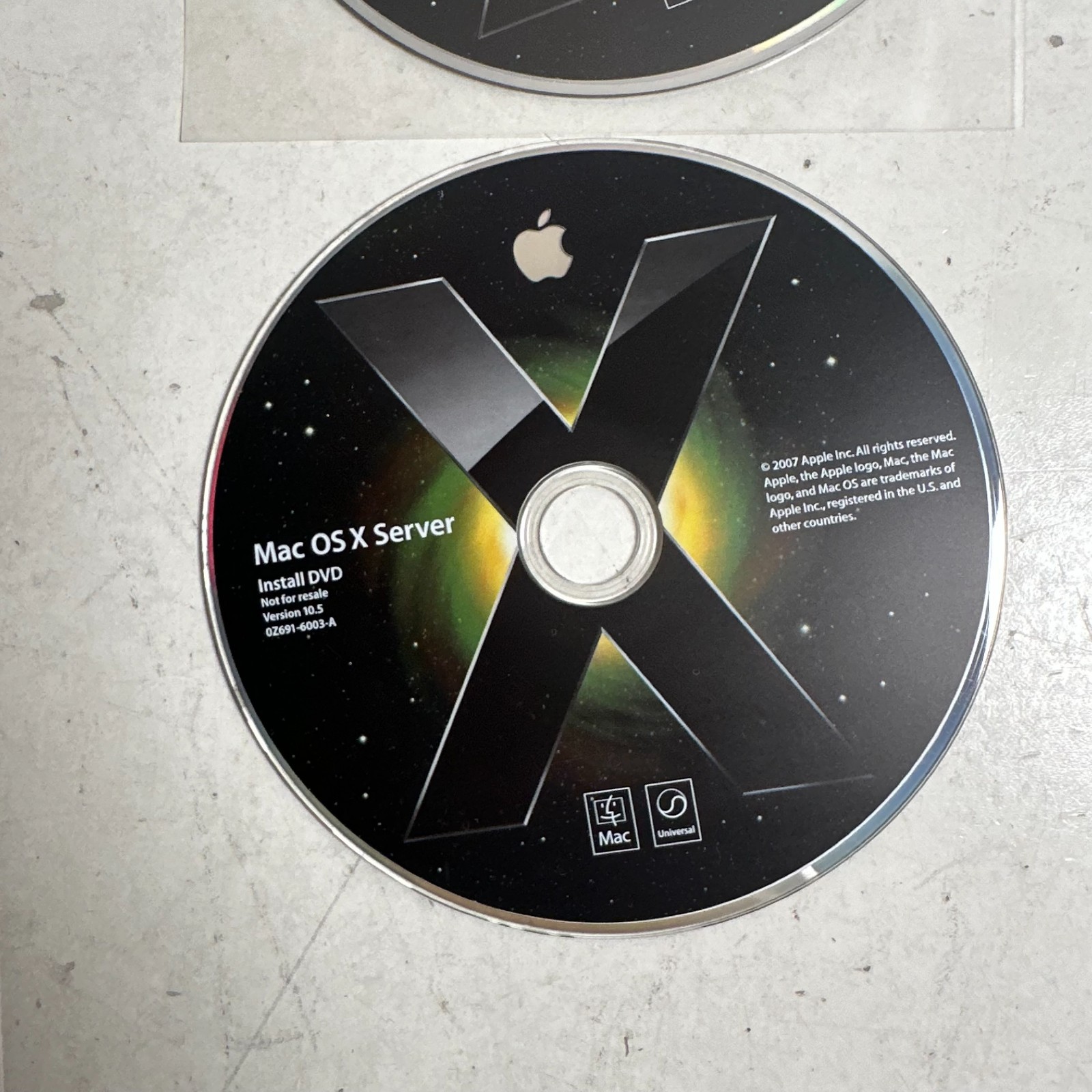Apple Mac OS X Server Version 10.5 Leopard (DVD, 2007) Operating System