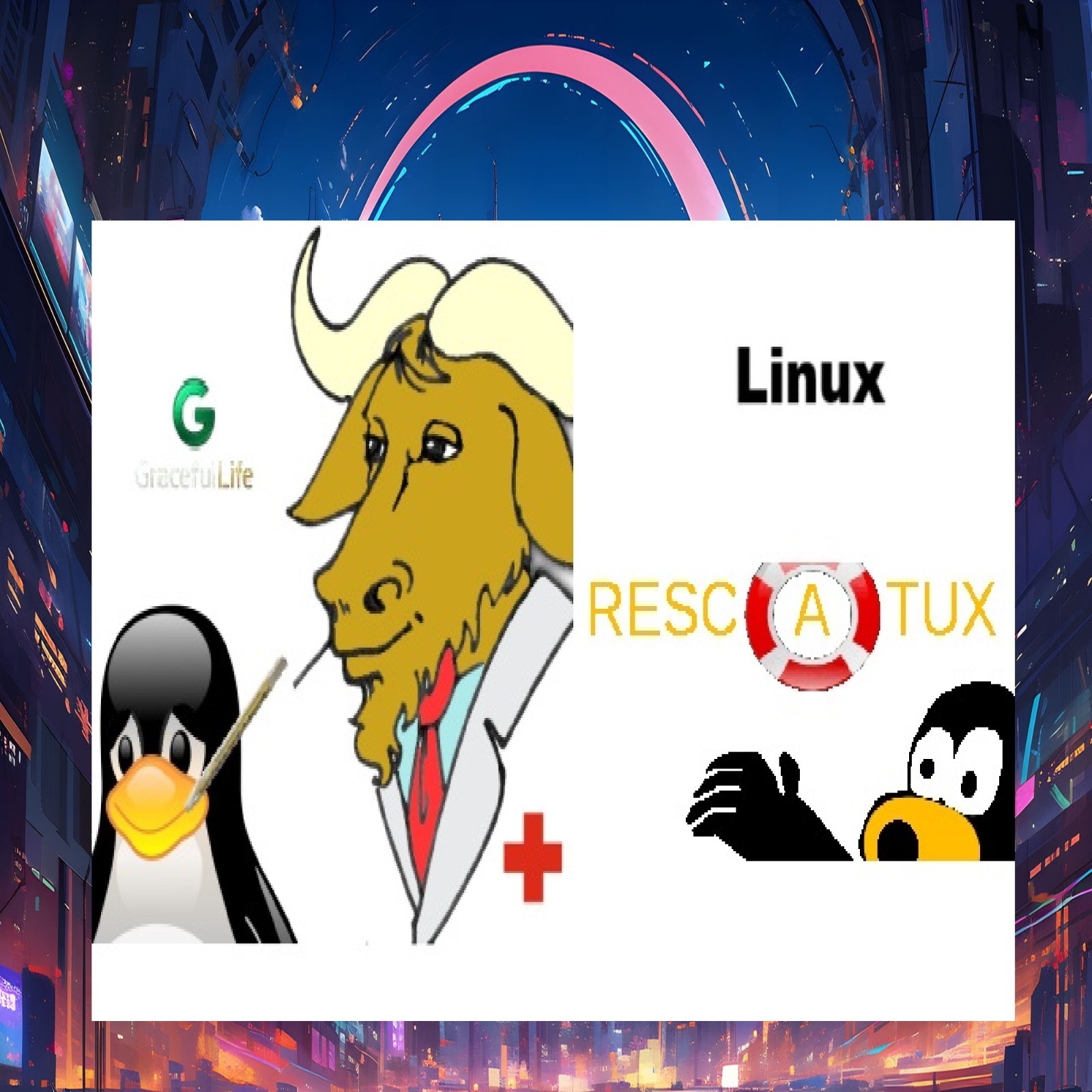 RESCATUX Linux OS 64-Bit Live Boot Software ~ Rescue, password, repair tools