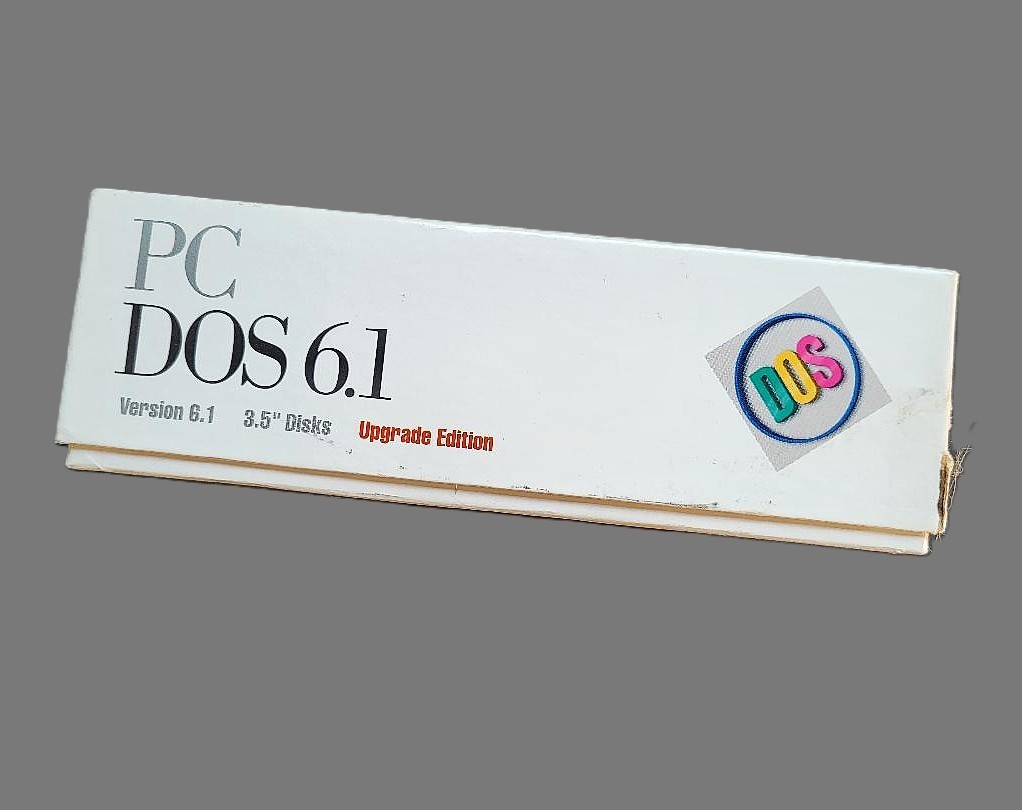 IBM PC DOS Version 6.1 w. 3.5″ Diskettes UPGRADE Edition 1993