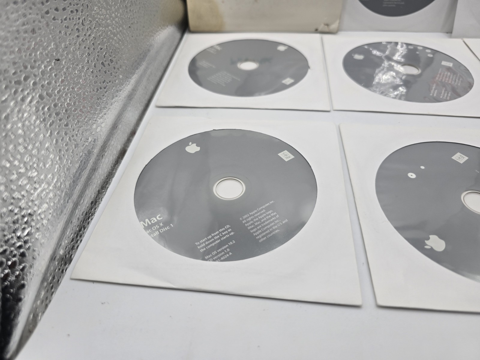 Vintage Apple iMac Software Restore Install CD Disc Lot Mac OS X 10.2 Jaguar…