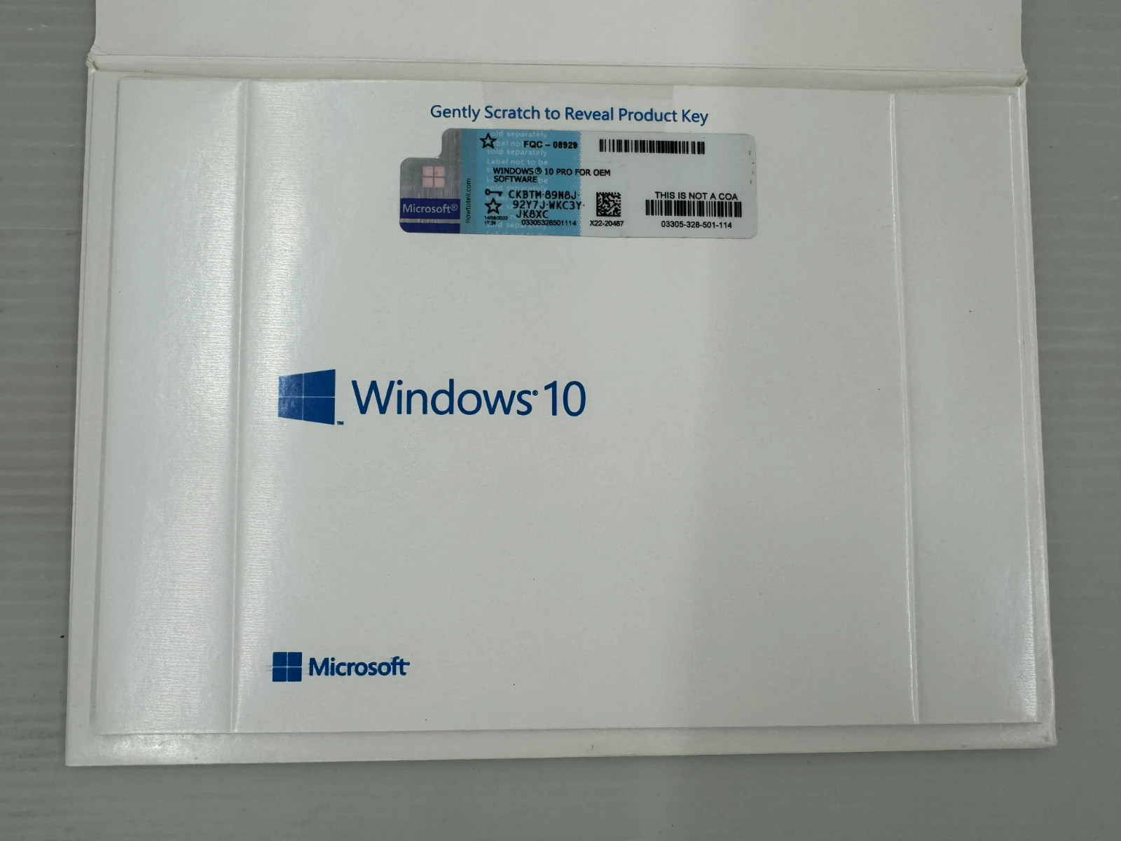 Microsoft Windows 10 Professional Printable Version for Windows (FQC-08929)