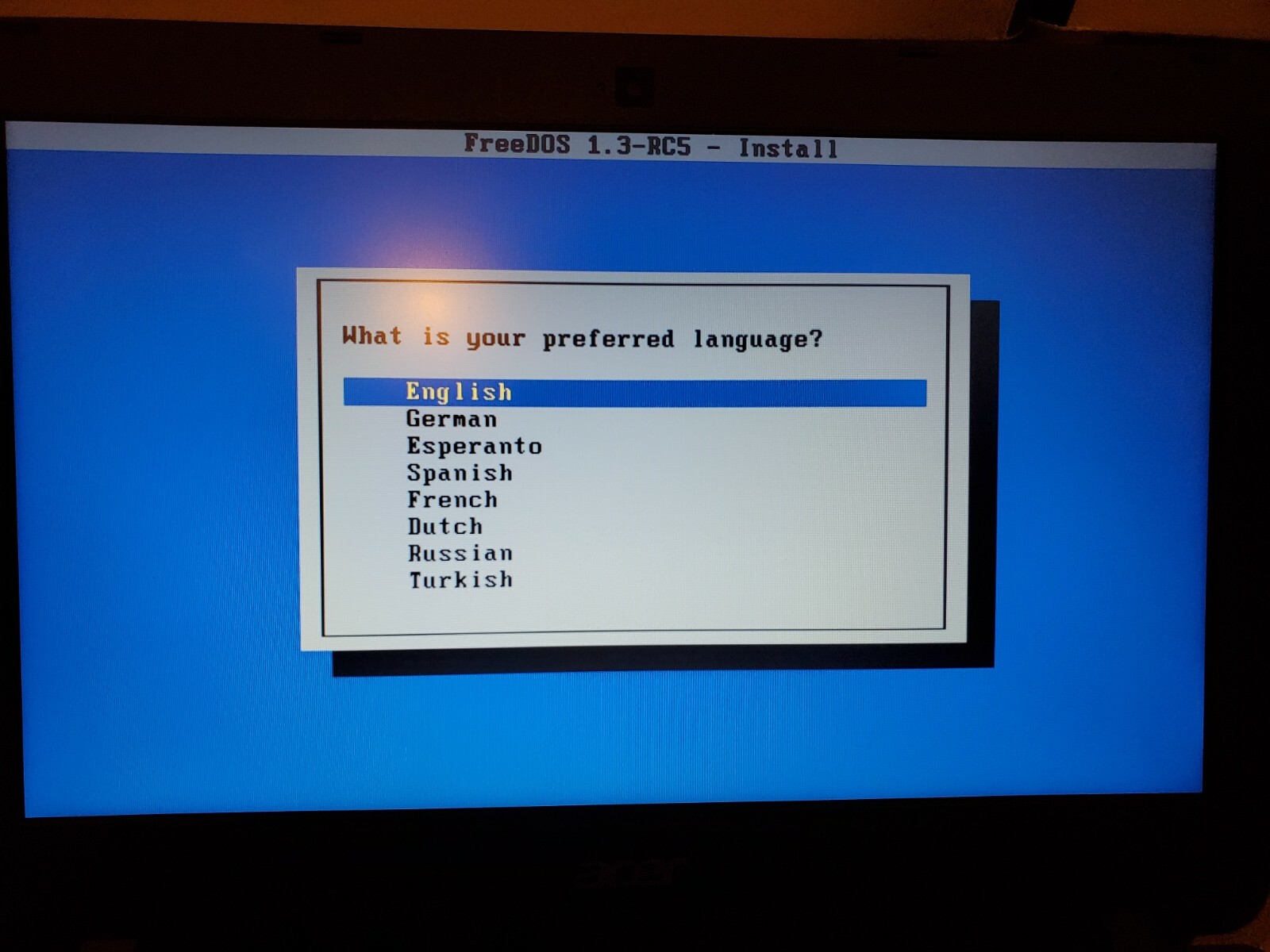 FreeDOS 1.3 RC5 Bootable or Installable MS DOS Compatible OS 4G USB Stick