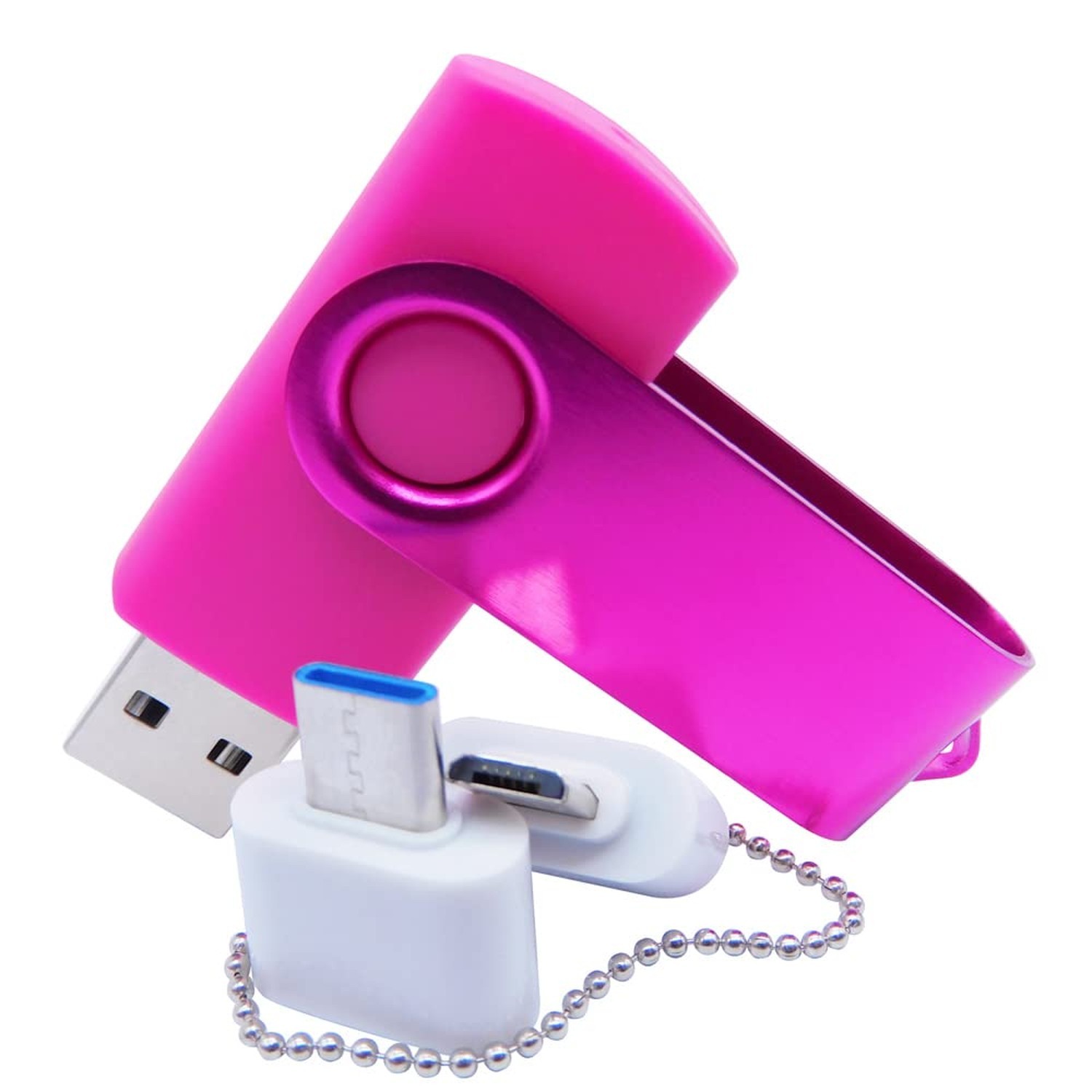 32GB USB Flash Drives Memory Sticks Thumb Drive with OTG & Type-C/USB C Adapt…