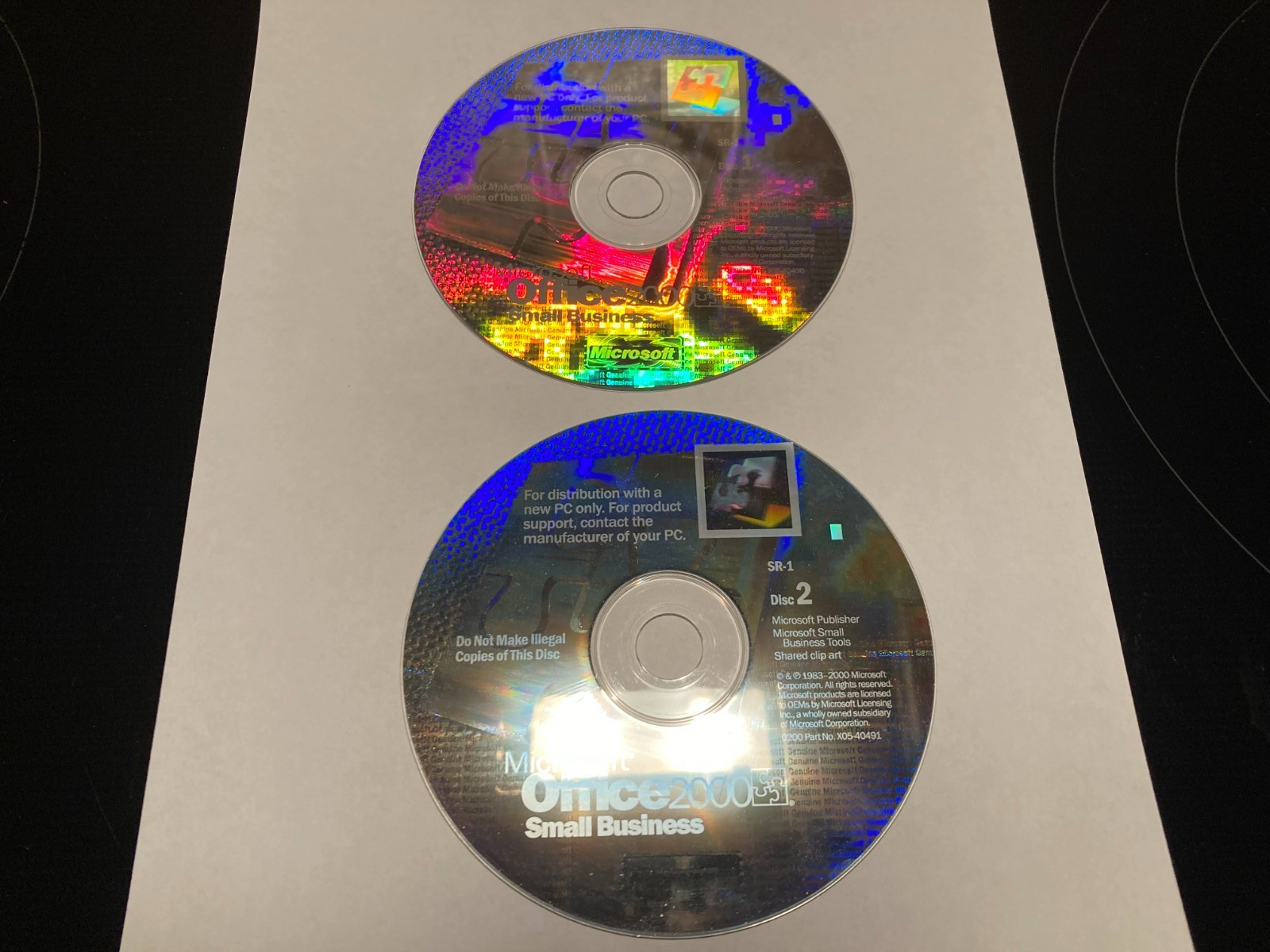 Microsoft Windows 2000 Professional OEM & Office Small Business CD Kit Read Desc