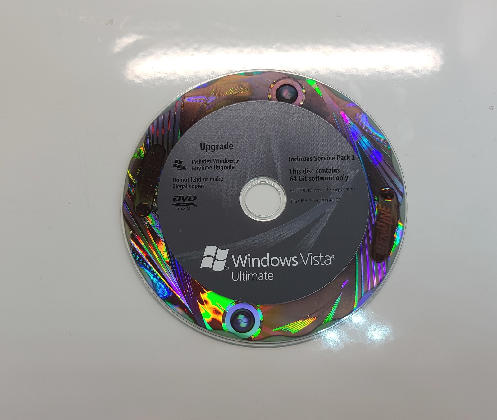 Microsoft Windows Vista Ultimate Upgrade SP1 32 & 64-bit
