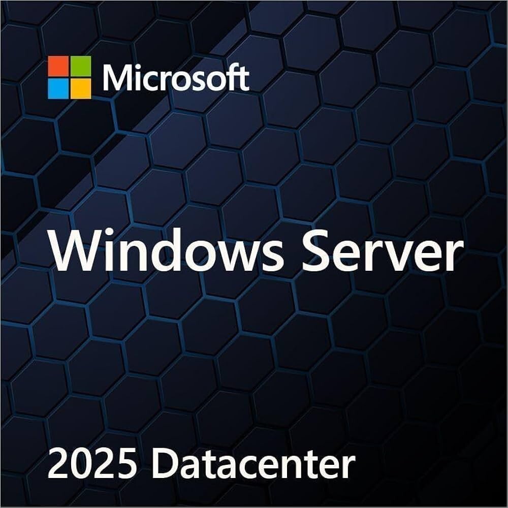 Windows Server 2025 Datacenter Edition – 24 Core Server License (Physical COA)