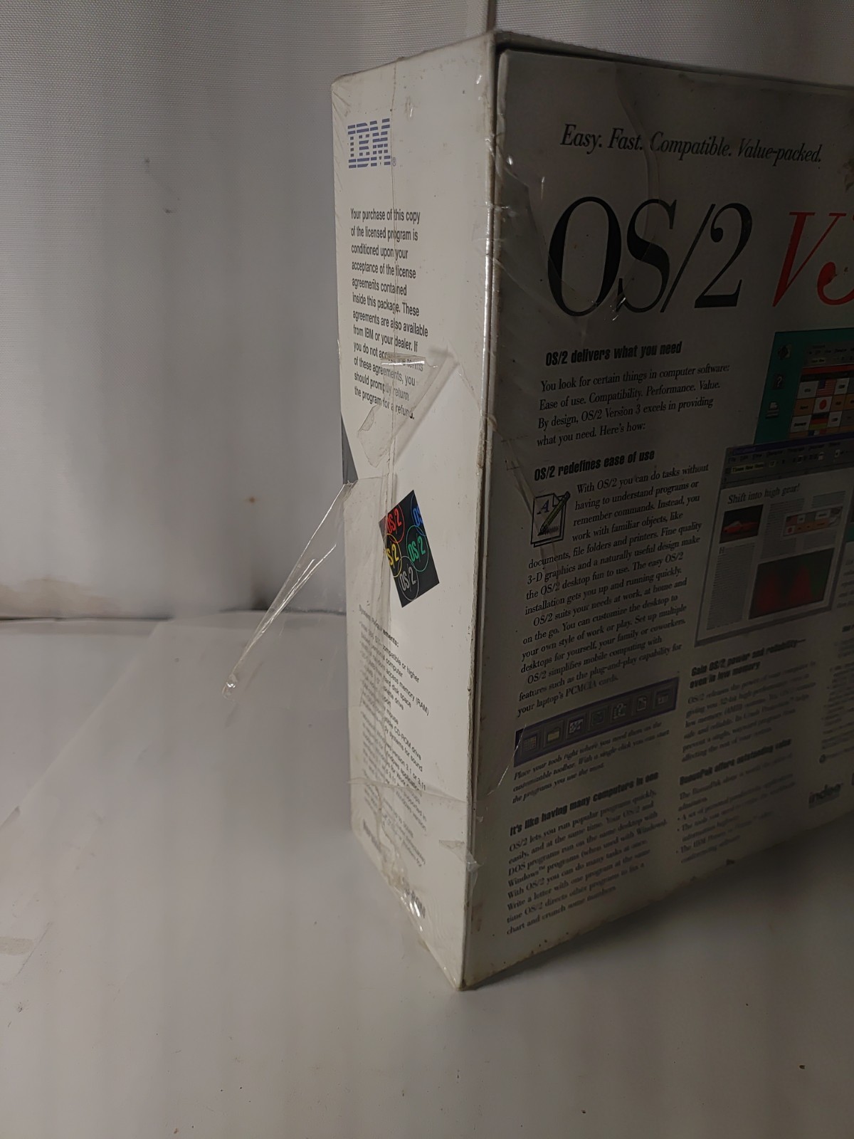 IBM OS/2 Warp Version 3 Operating System Bonus Pak Sealed NEW 3.5″ Floppy Disks