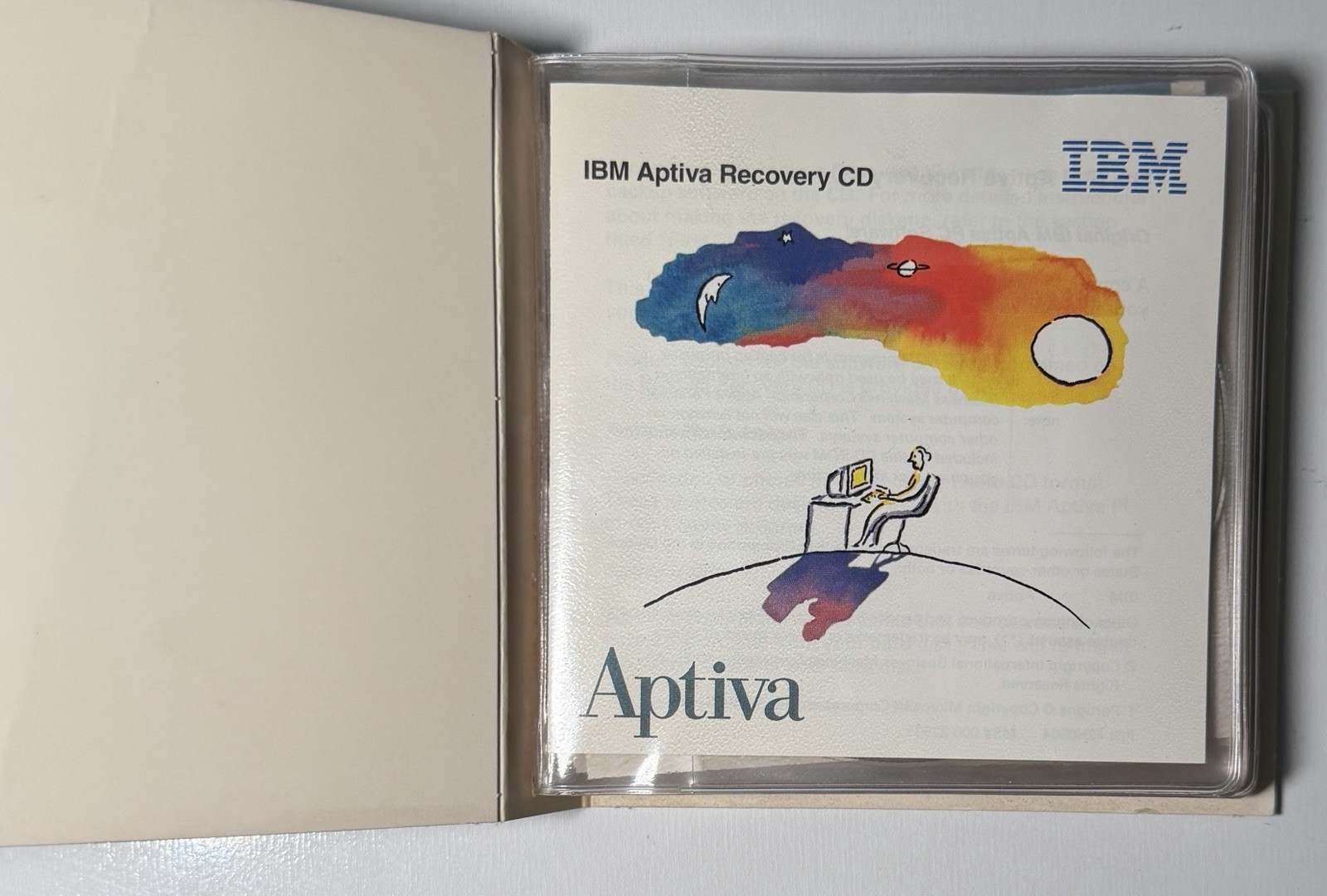 Vintage 90s – IBM Aptiva Windows 95 OEM Software Collection – with Case