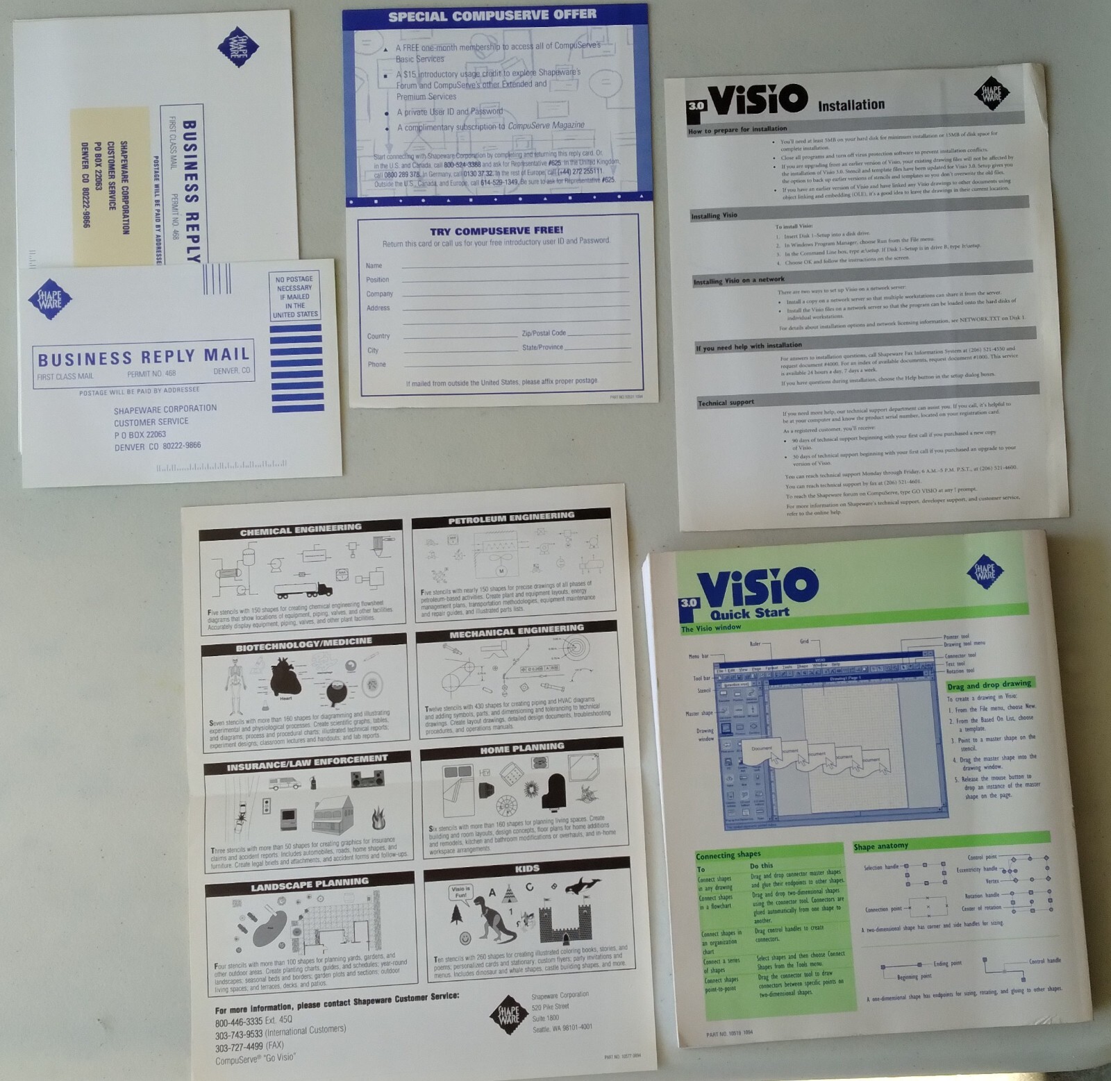 Visio 3.0 Publishing/Graphics for OS/2 2.x & higher with WinOS2, Win3.x/95/98/NT