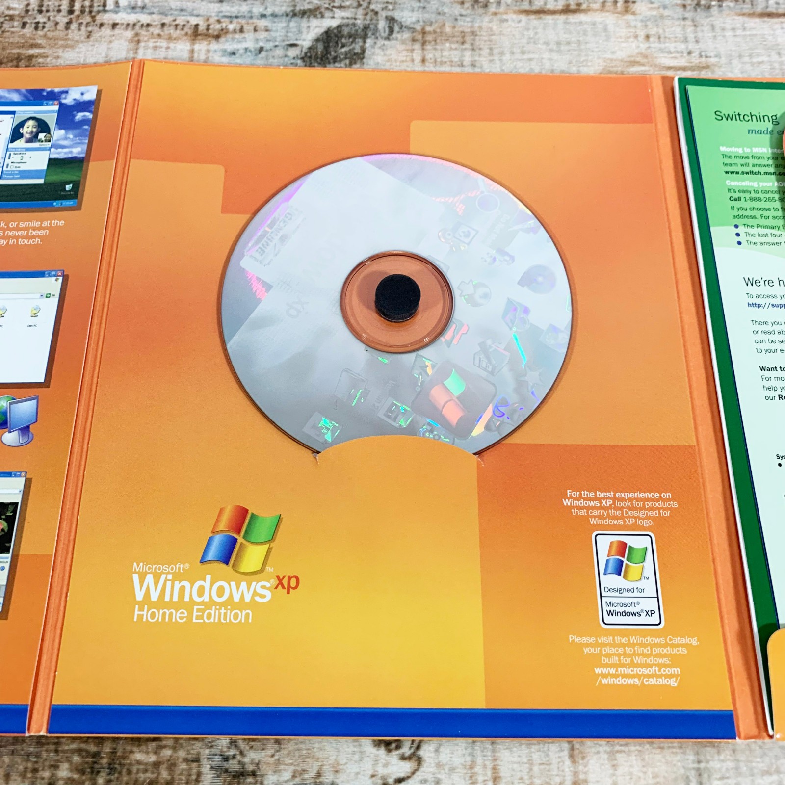 Microsoft Windows XP Home Edition Version 2002 – CD-ROM w/ Product Key