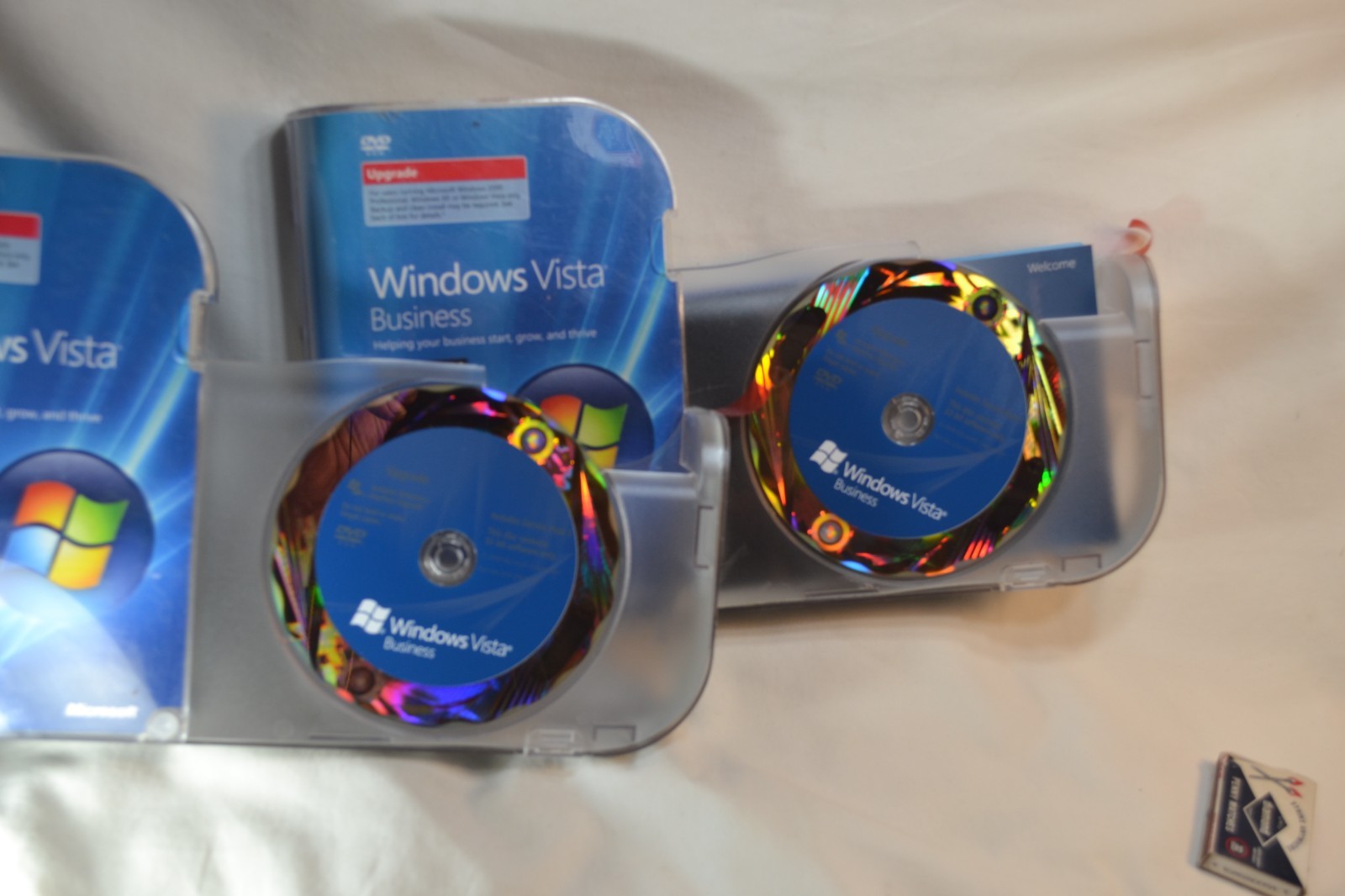 Microsoft Windows Vista Business Upgrade SP1 DVD w/ Product Key Complete Retail
