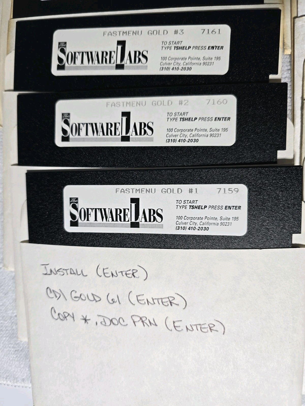 Software Labs LOT 19 PC 5.25″ Disks Floppy Jill Jungle Wolfenstein Neverlock 3-D