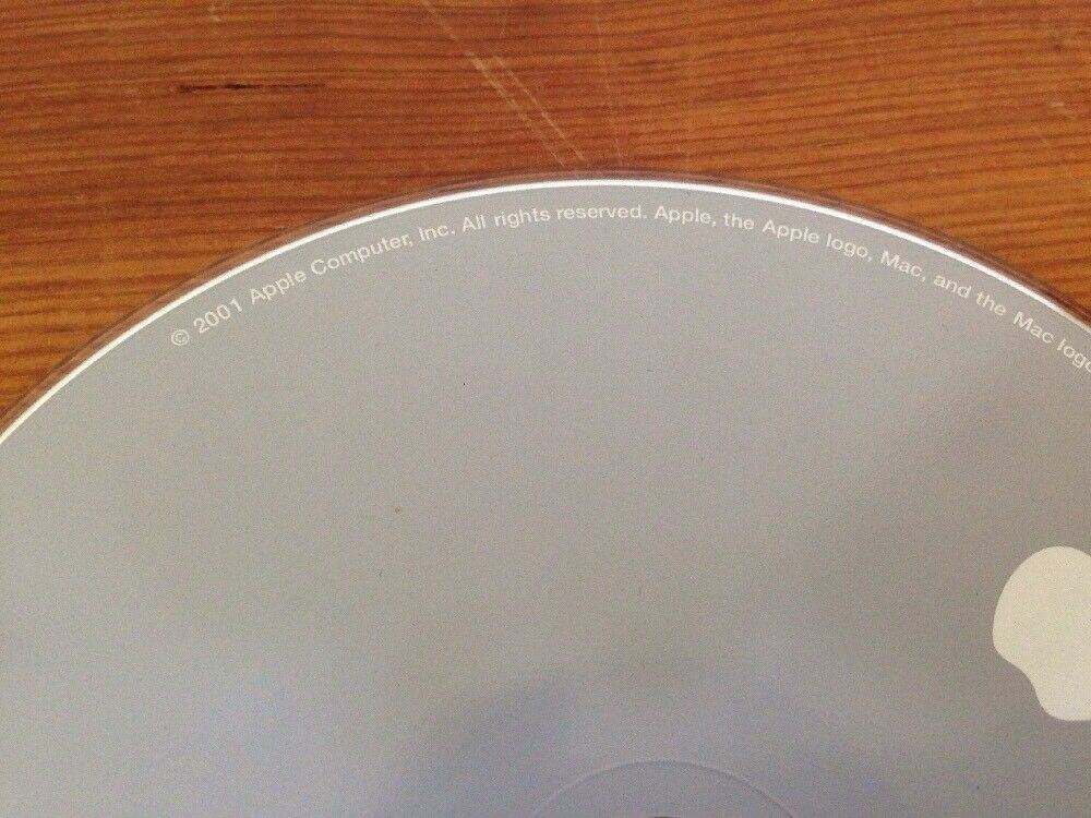 iBook Applications Vintage Mac CD v1.2 Install Restore Macintosh Disc 2001