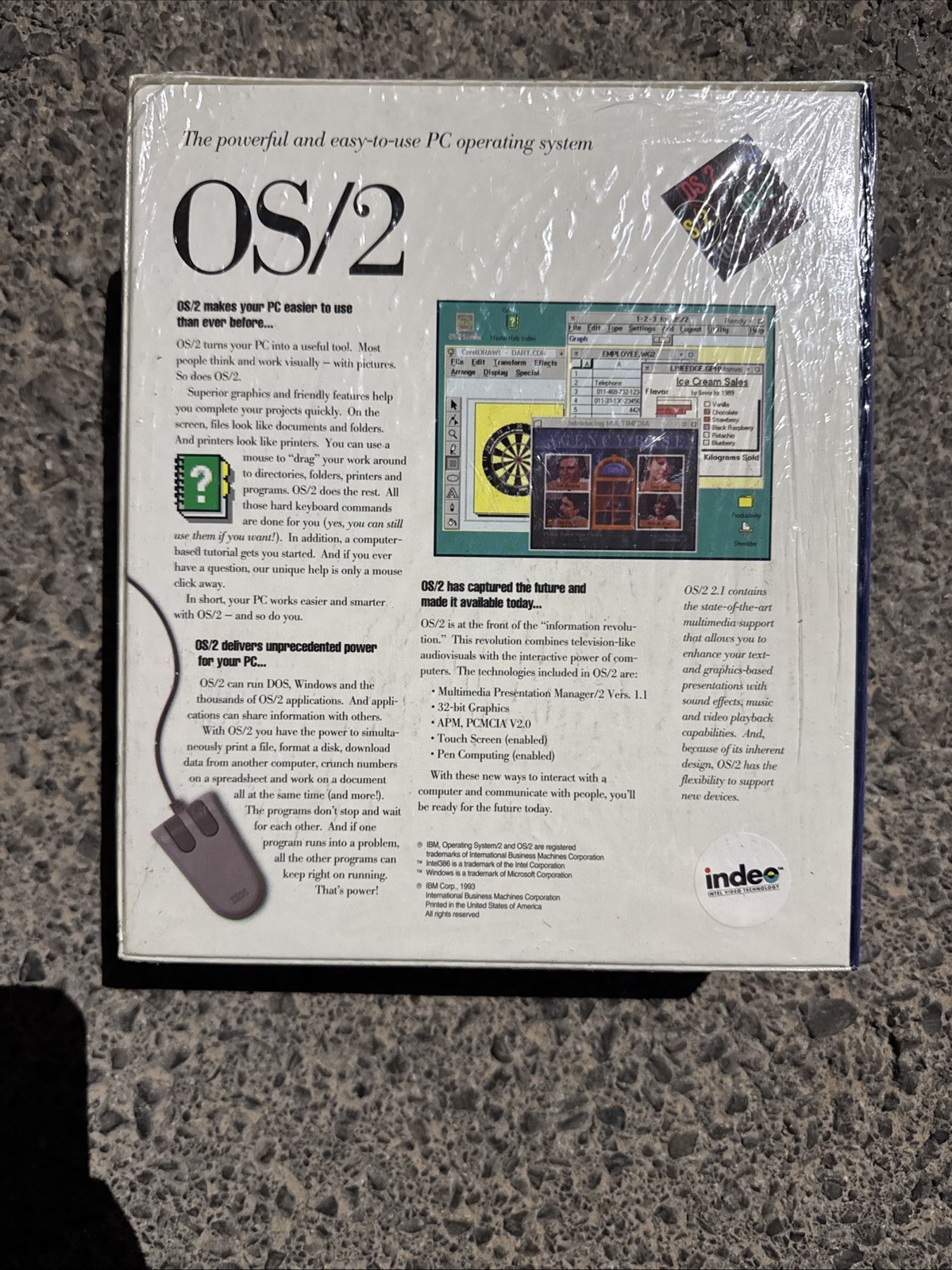 IBM OS/2 Version 2.1 CD-ROM Upgrade Edition New In Box