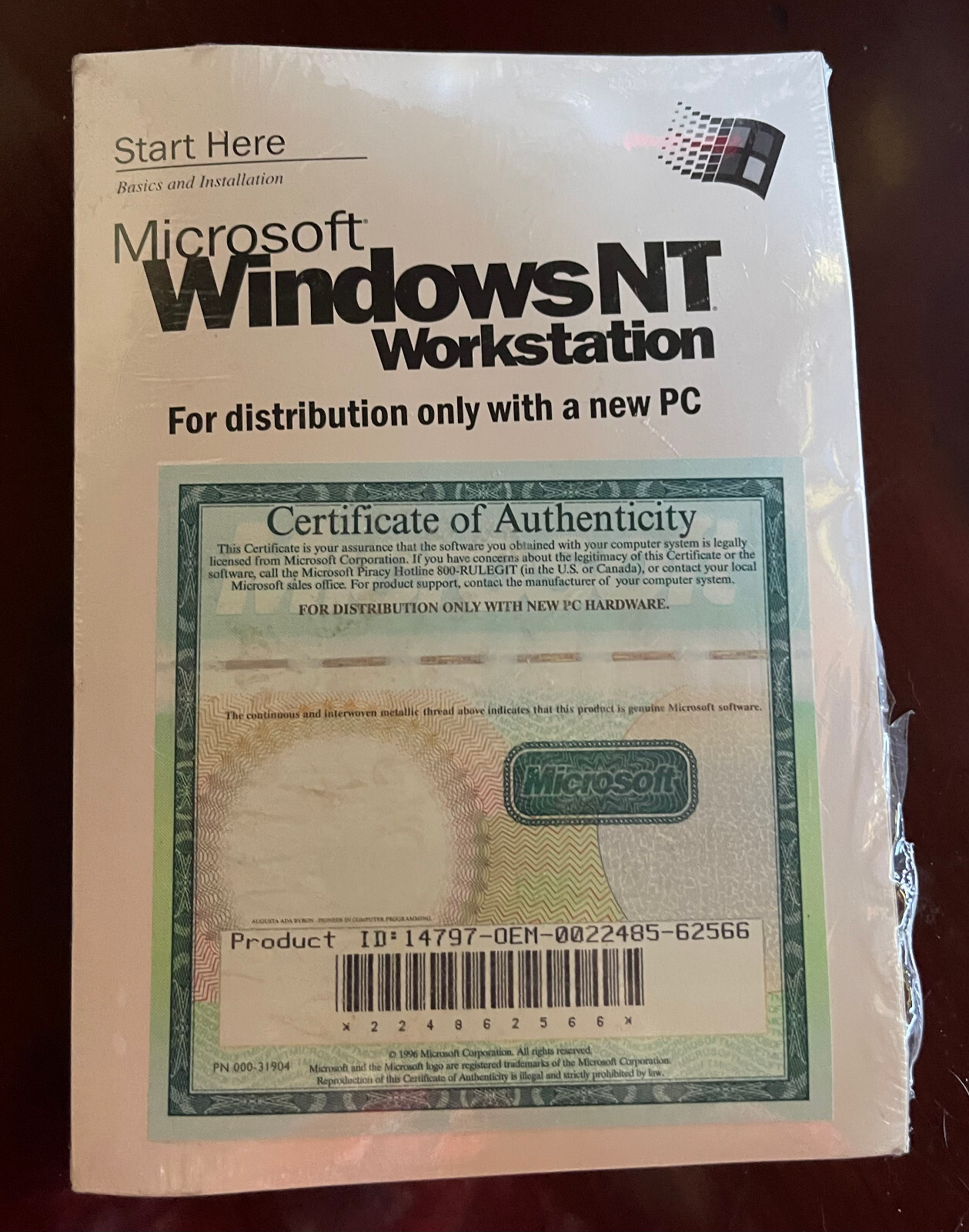 Windows NT Workstation 4.0 Factory sealed