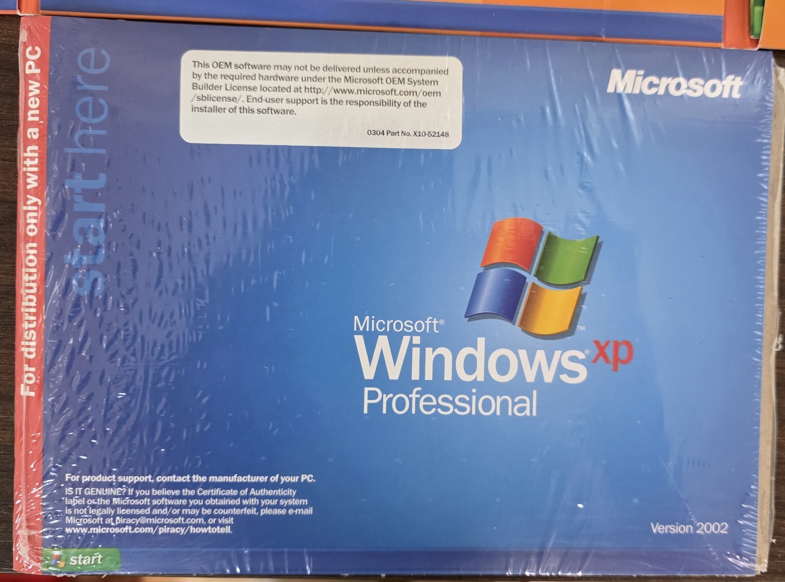 Microsoft Windows XP Home Edition (Retail (License + Media)) (1 User/s) – Full