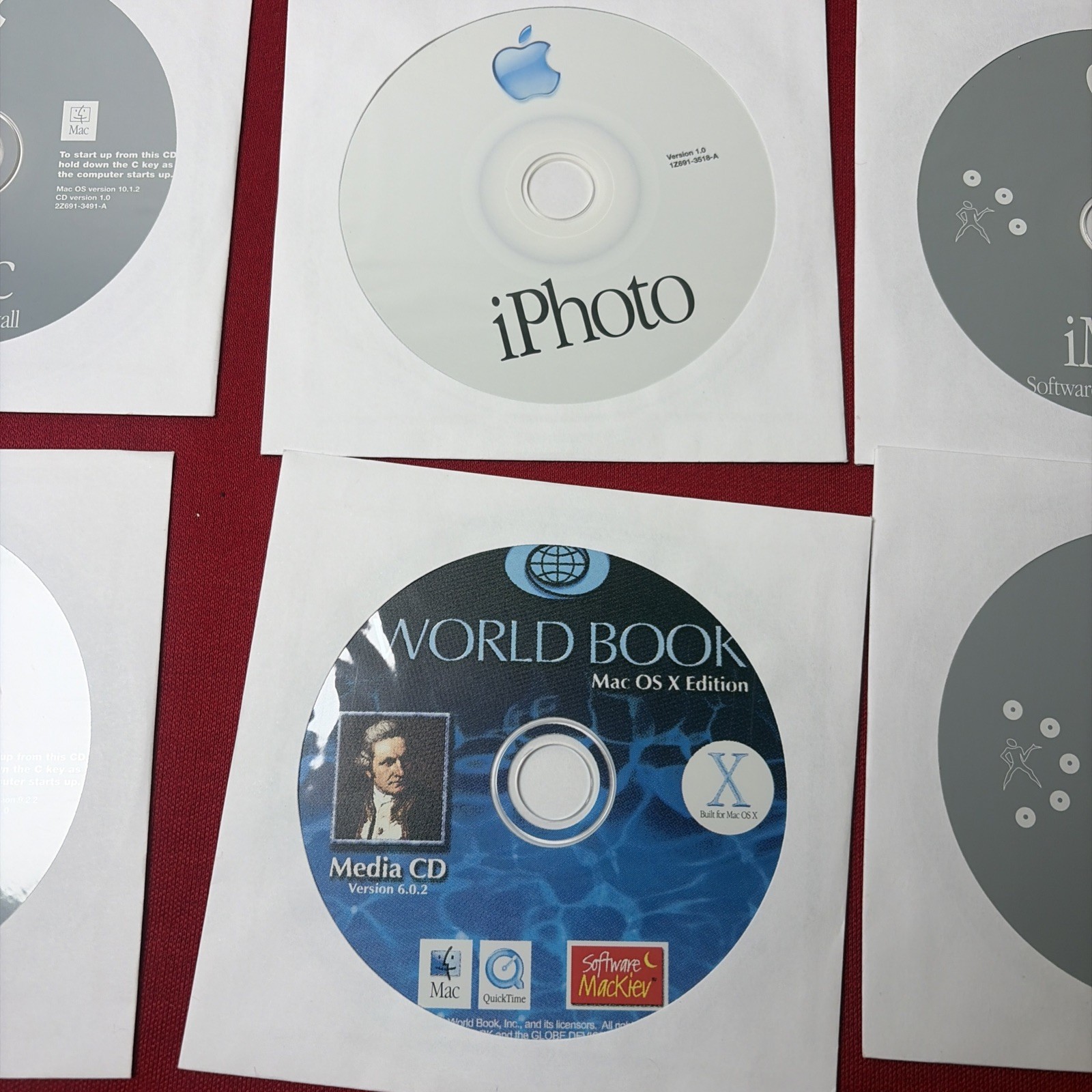 Apple iMac OS 9 Restore Install Applications Games Software Disc Set 12