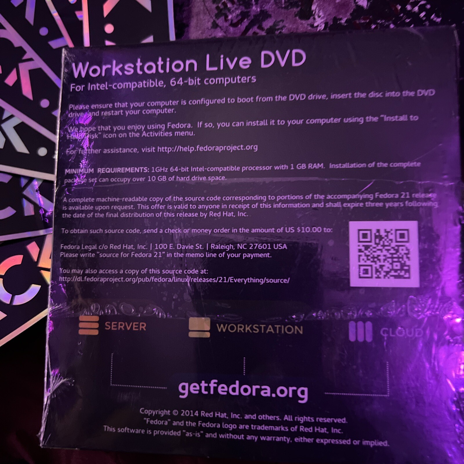 Fedora Workstation 21 Live DVD 64 Bit