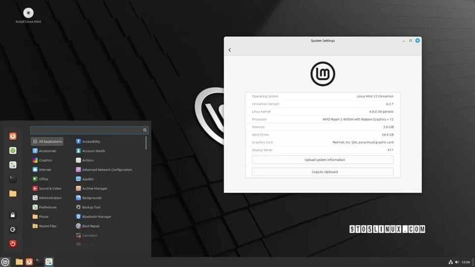 Linux Mint 22 Wilma 64bit All Versions Live Bootable DVD Linux Operating System