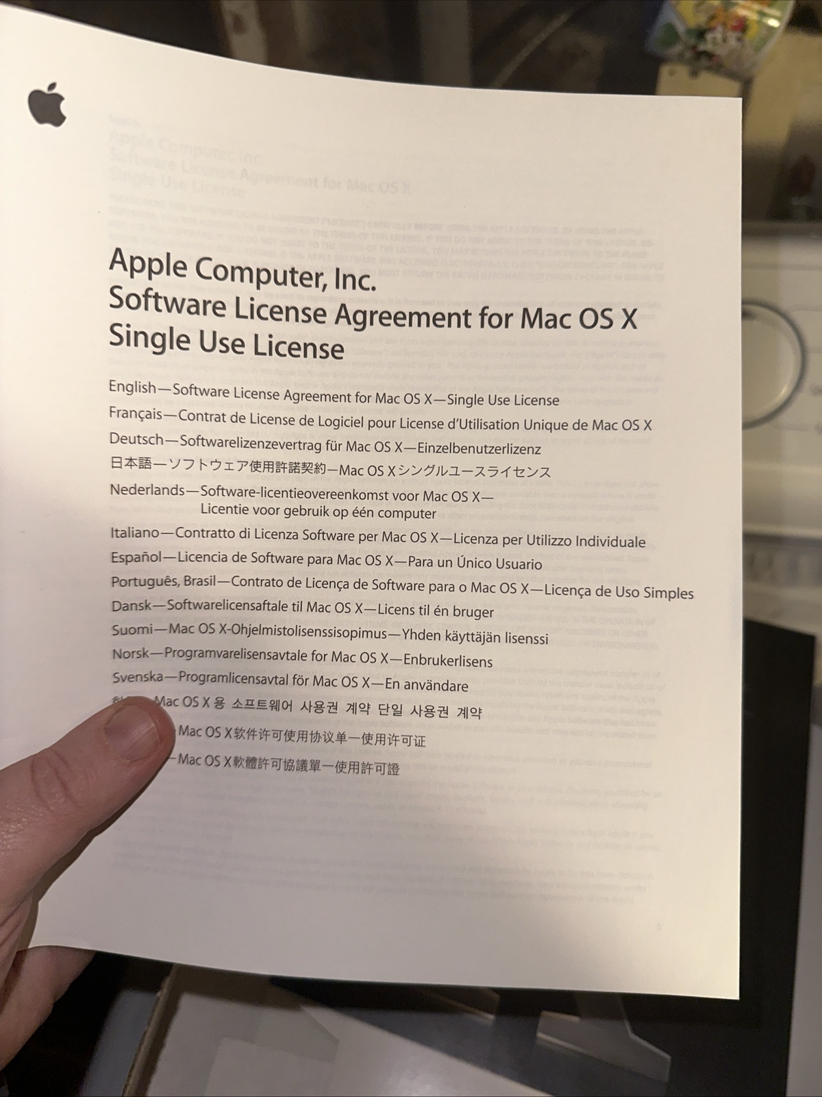 Mac OS X Panther 10.3 M9227LL/A Missing Disc 1 And Apple Mac OS X Version 10.5.4