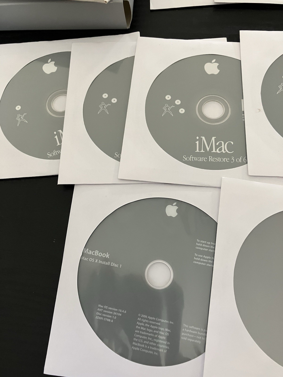 Vintage Apple iMac Software Restore Install CD Disc Lot Mac OS X 10.1.2